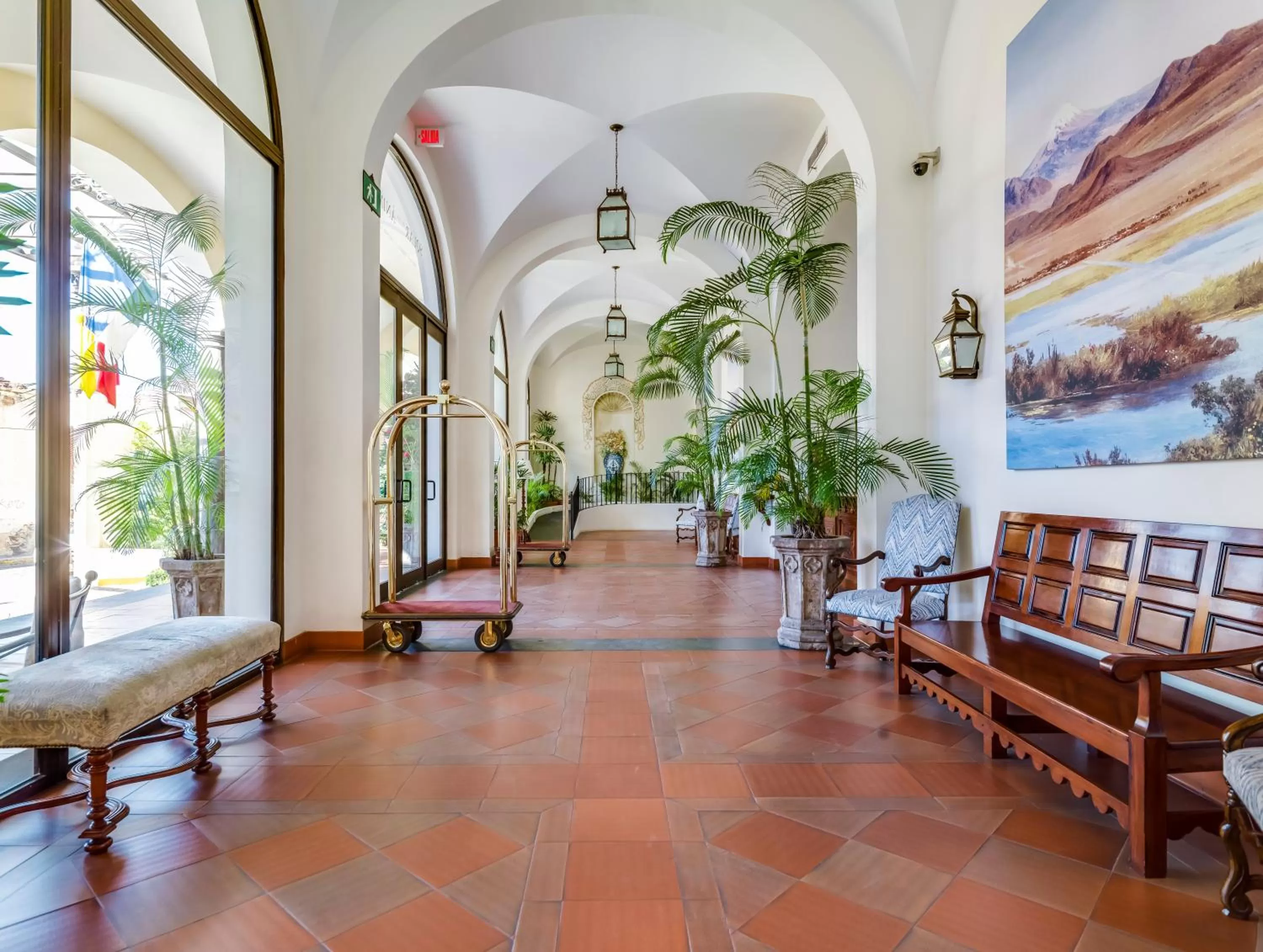 Facade/entrance in Hotel Solar de las Animas