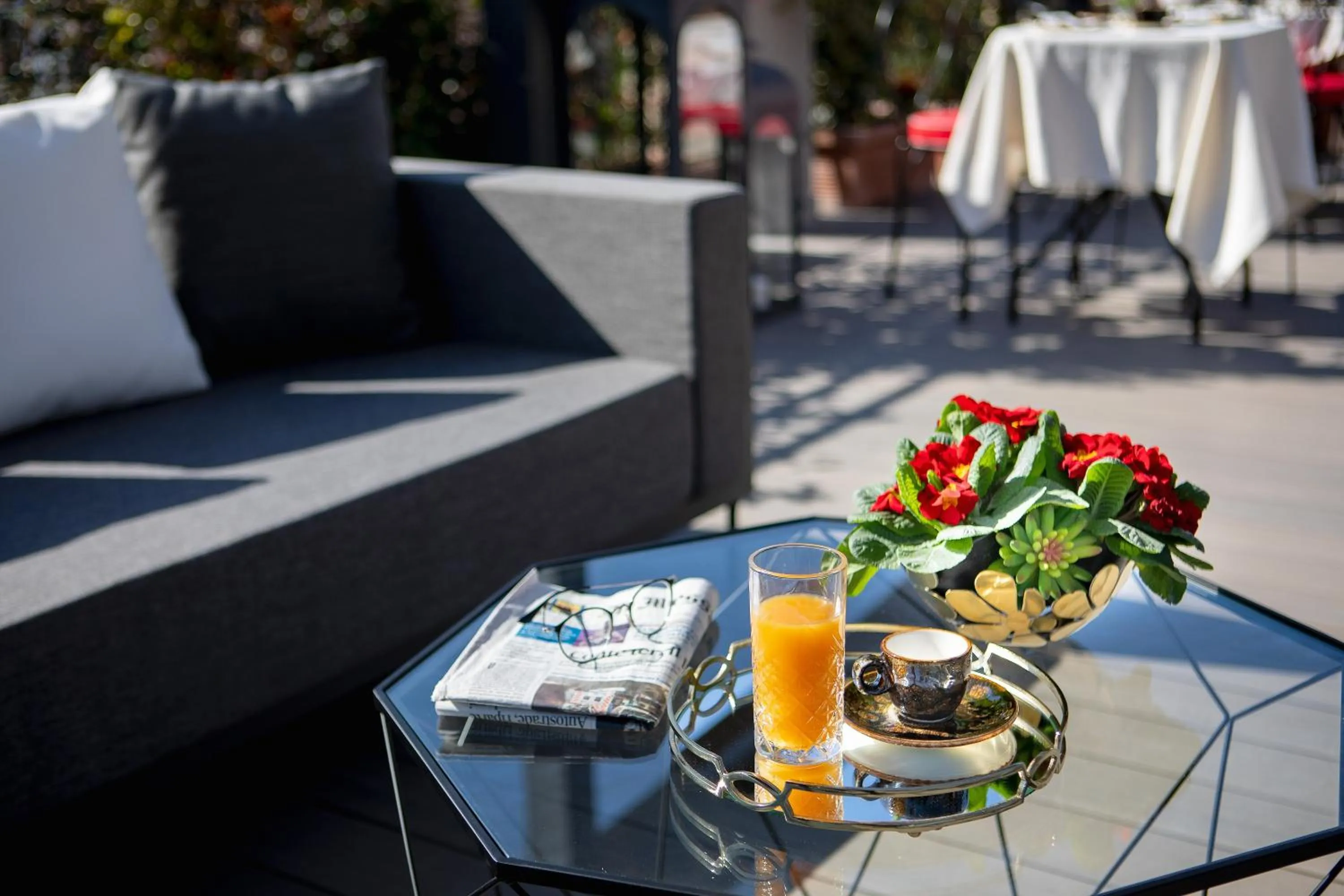 Balcony/Terrace in Dharma Boutique Hotel & SPA