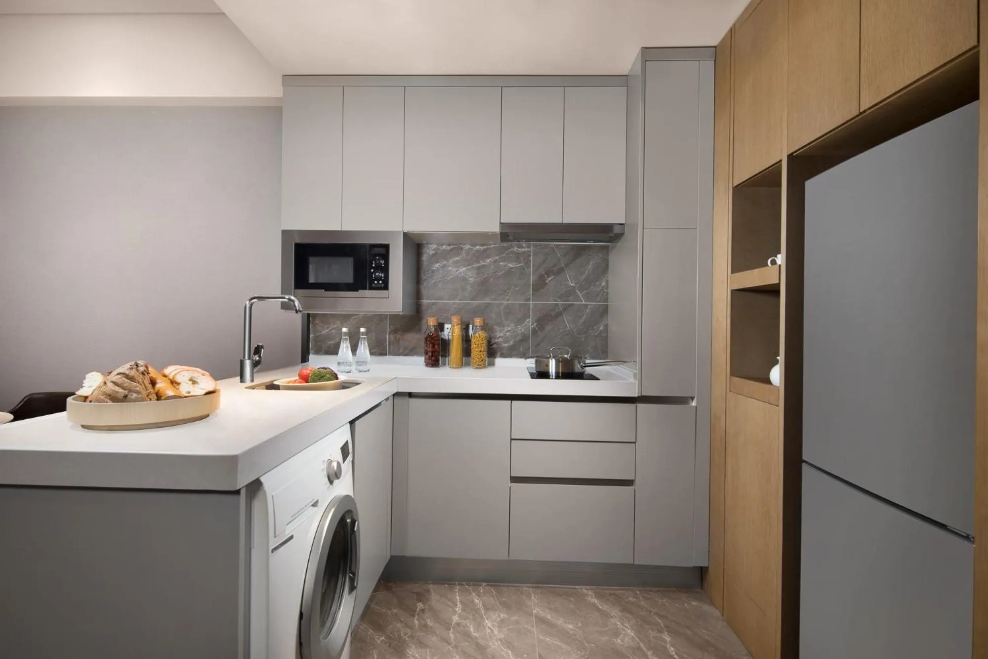 Kitchen or kitchenette in Somerset Zhongmao Changchun