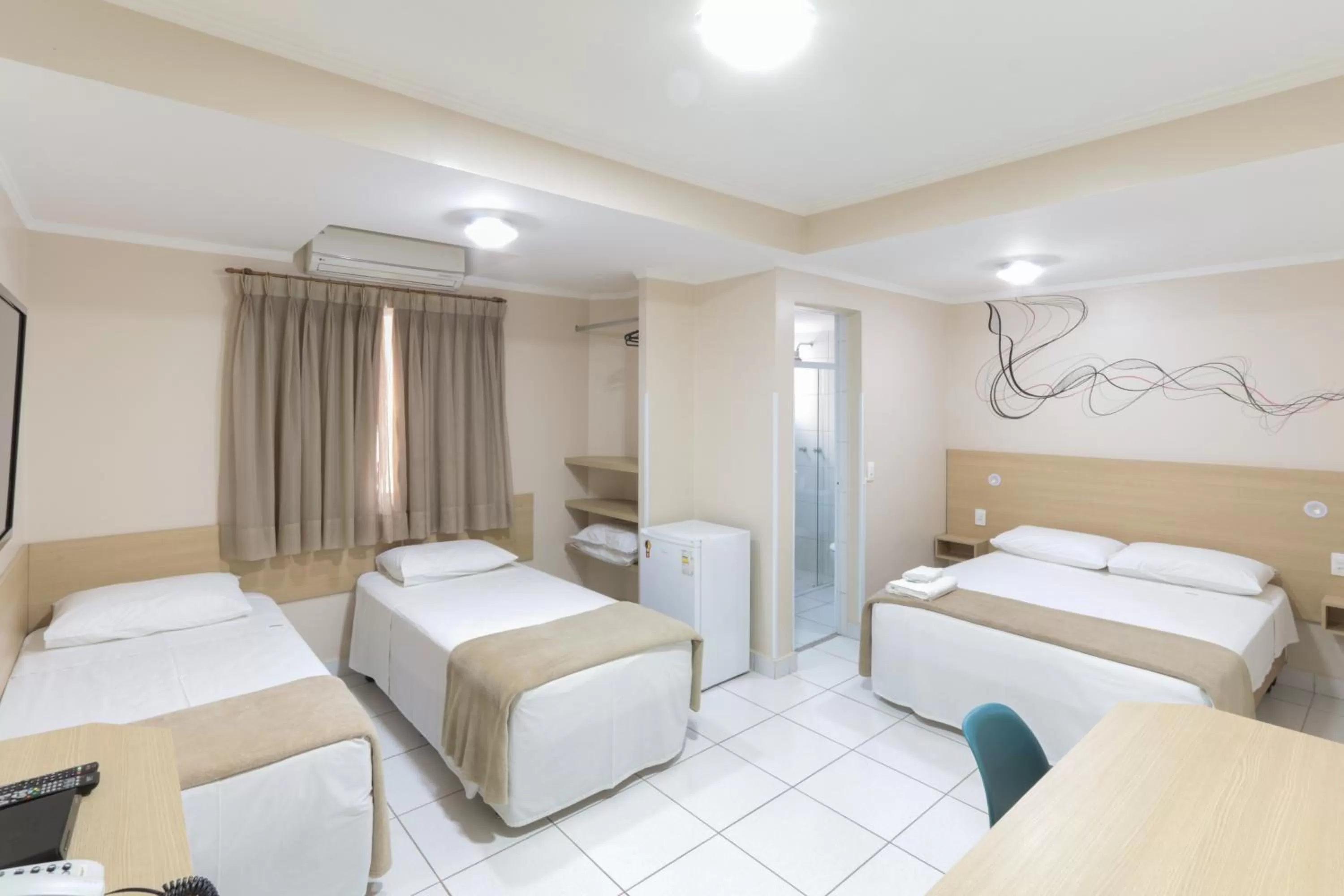 Bedroom, Bed in Hotel Copacabana Piracicaba