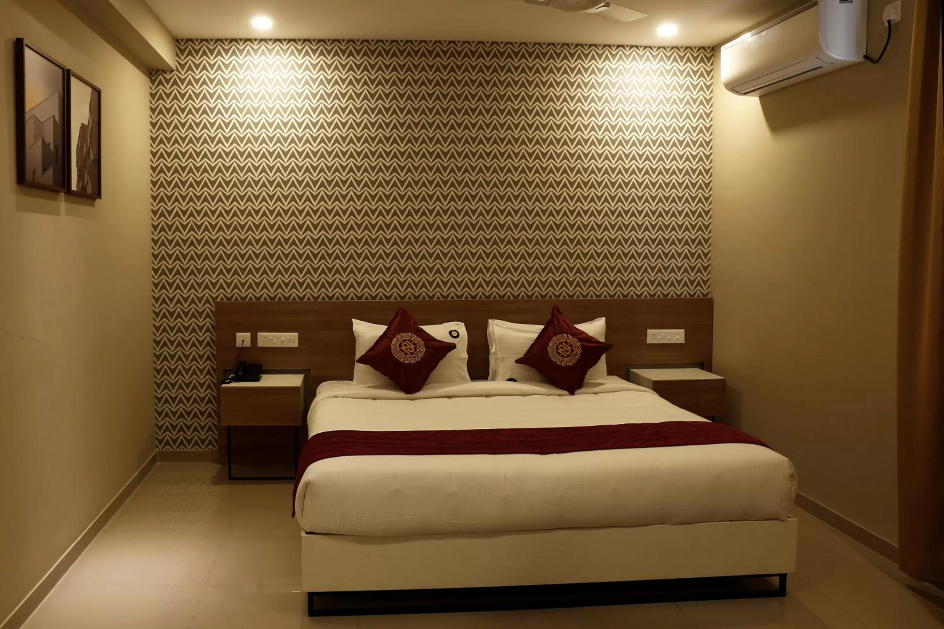 Bed in Noor jehan's Grand Noor