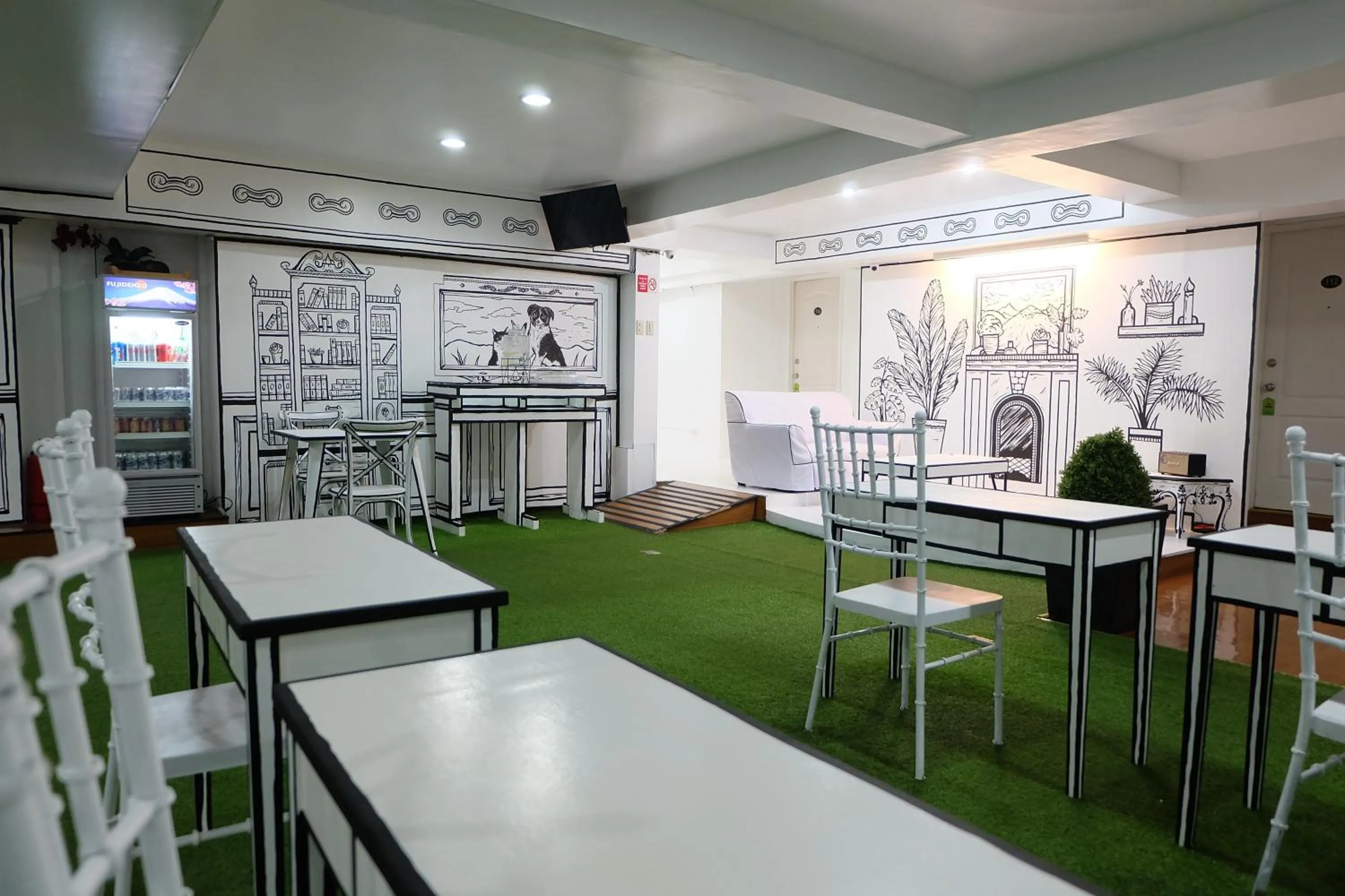 Decorative detail in Spaces Hotel Makati