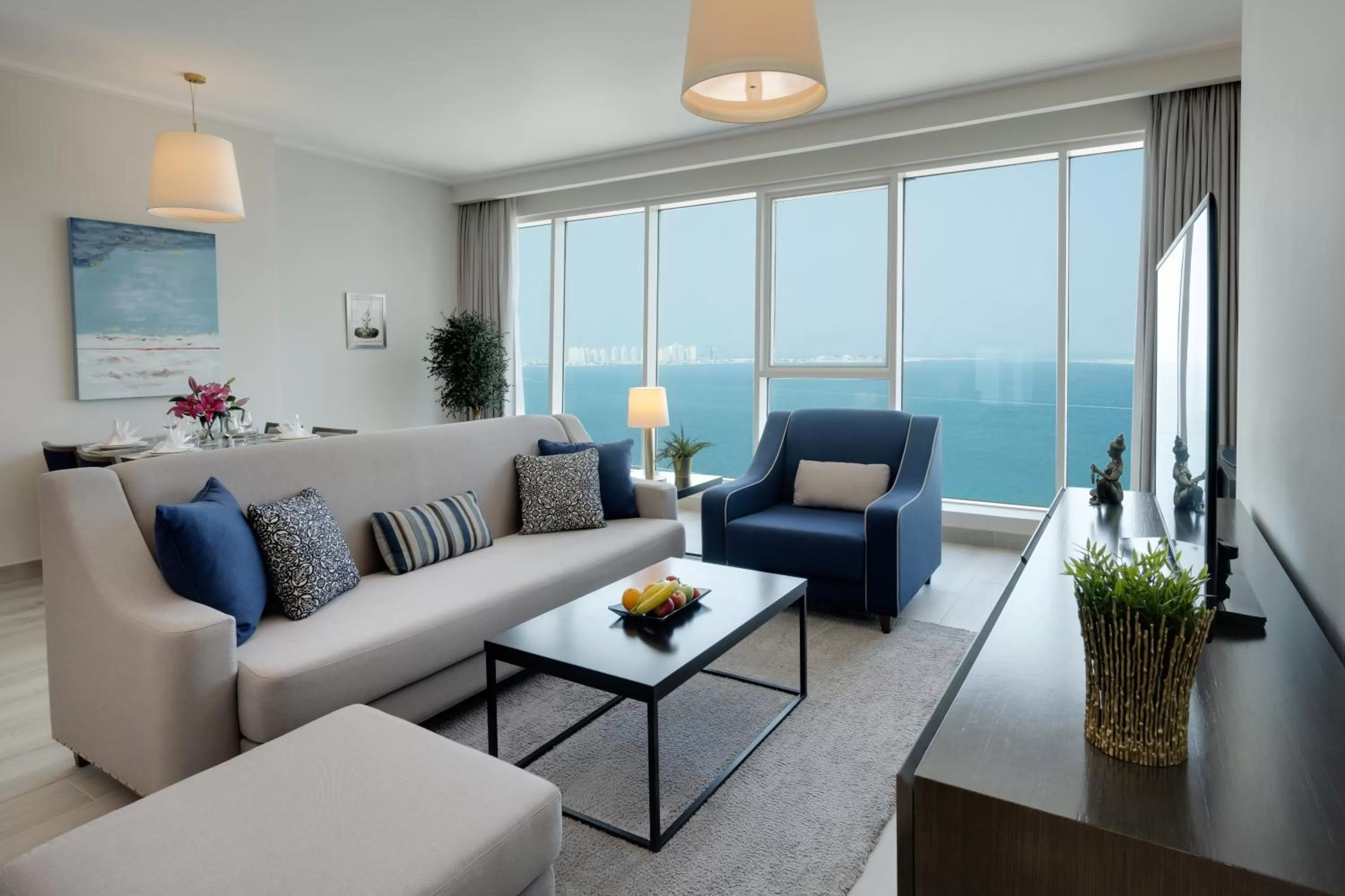 Living room in Centara West Bay Hotel & Residences Doha