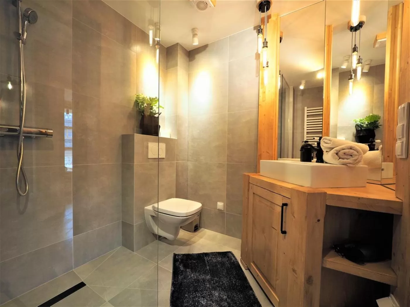 Shower in Aparthotel Giewont