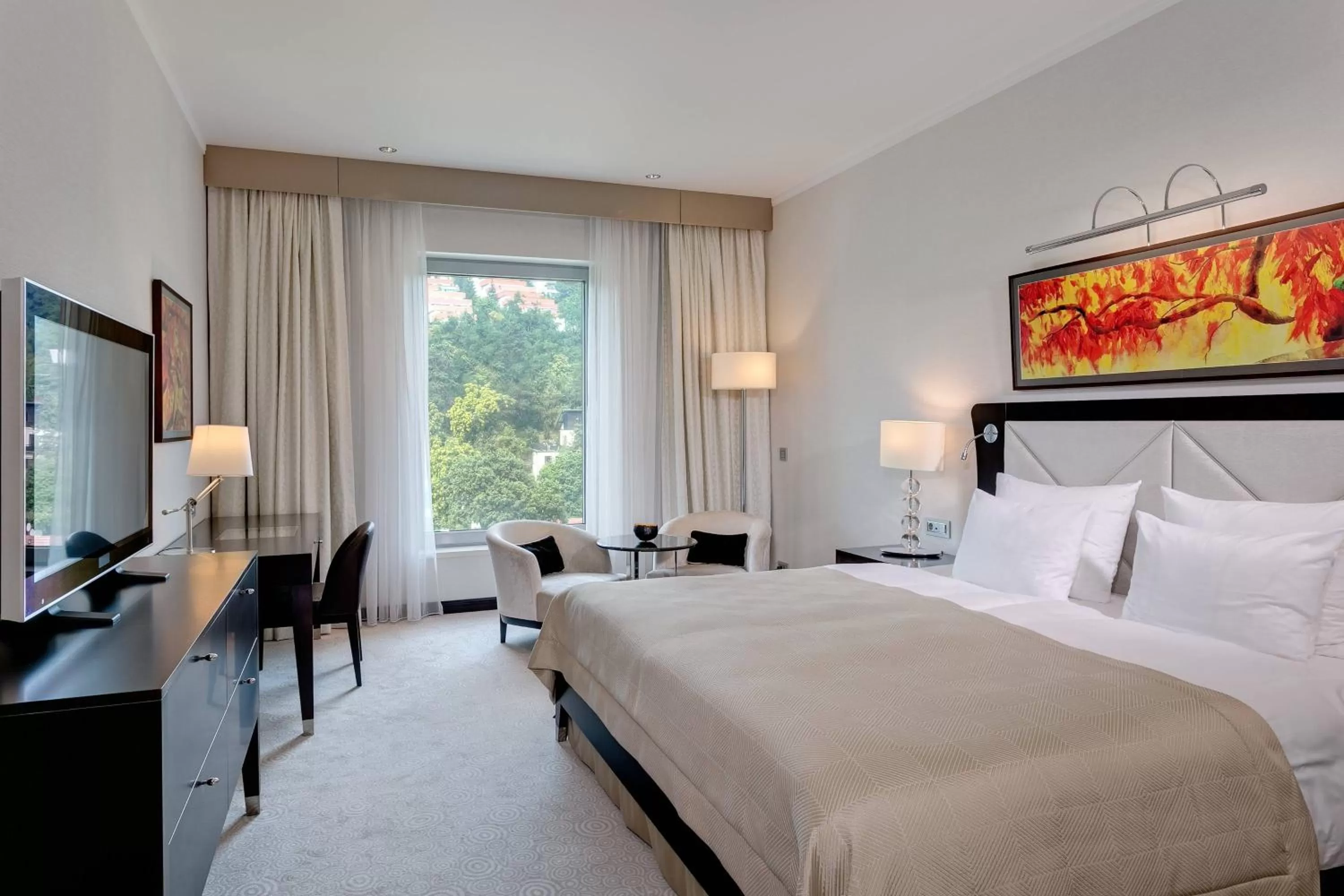 Photo of the whole room, Bed in Grand Hotel River Park, a Luxury Collection Hotel, Bratislava