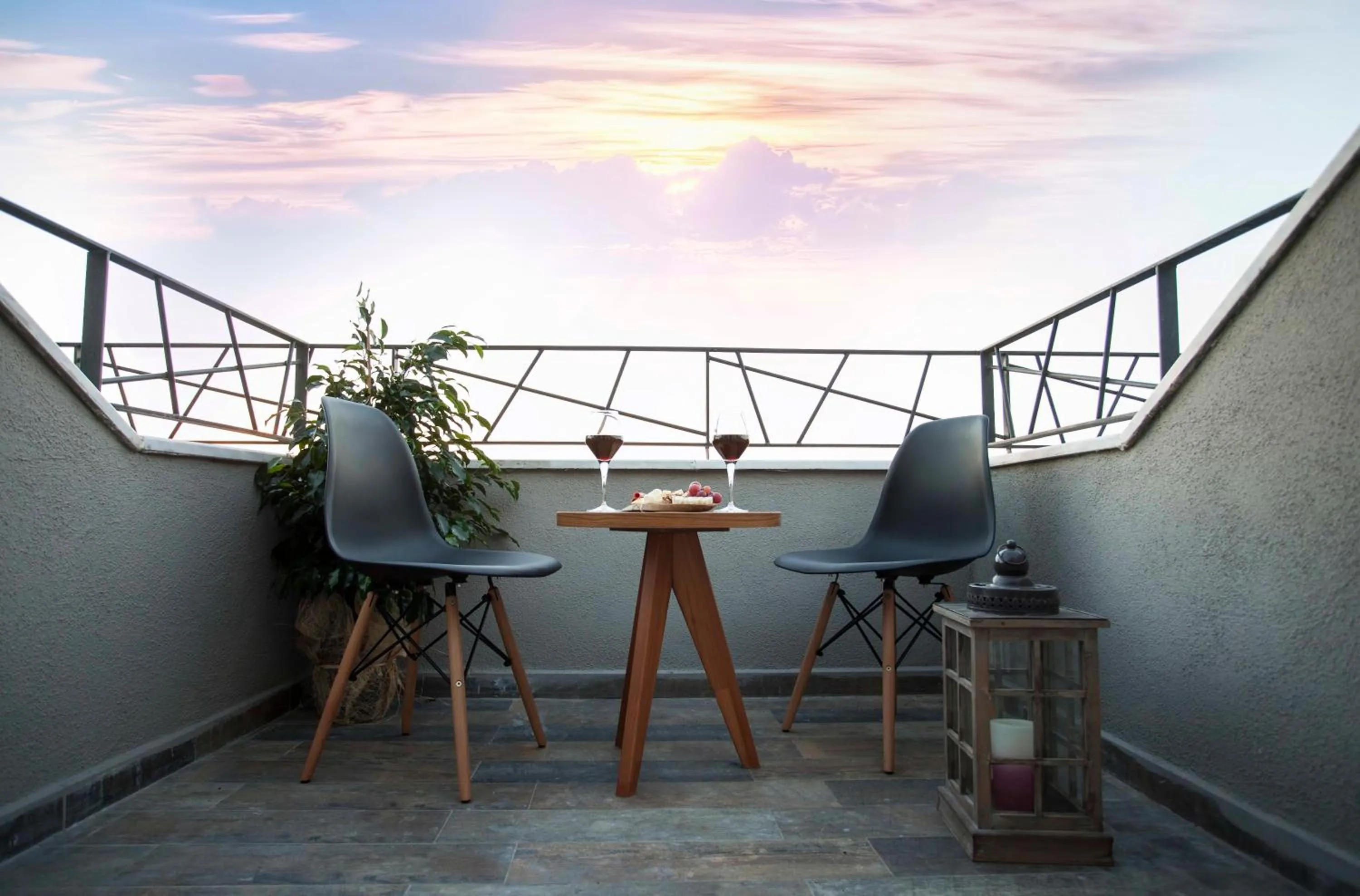 Balcony/Terrace in Hotel Cura