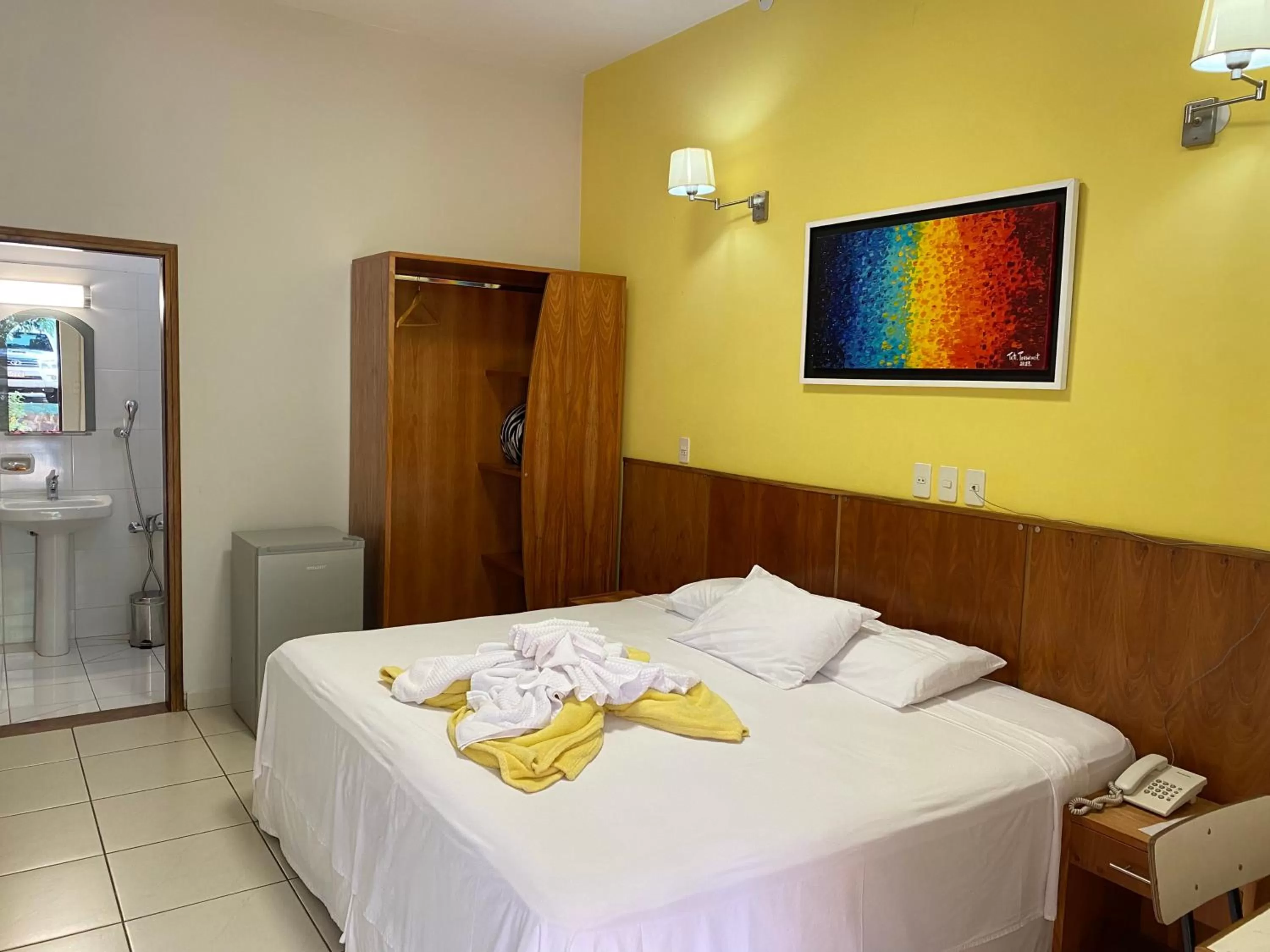 Bed in Terwindt Hotel