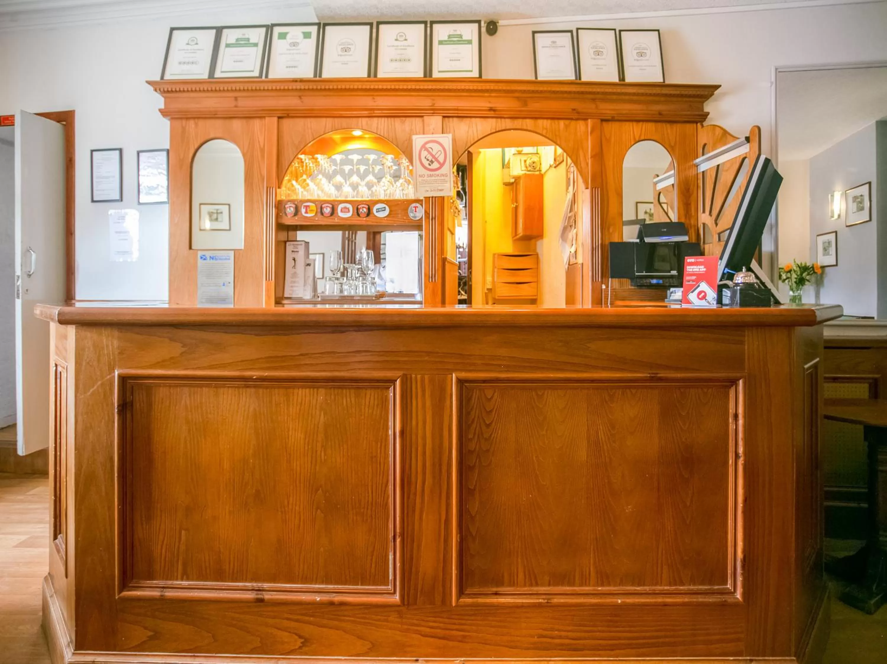 Lounge or bar in Corner Hotel