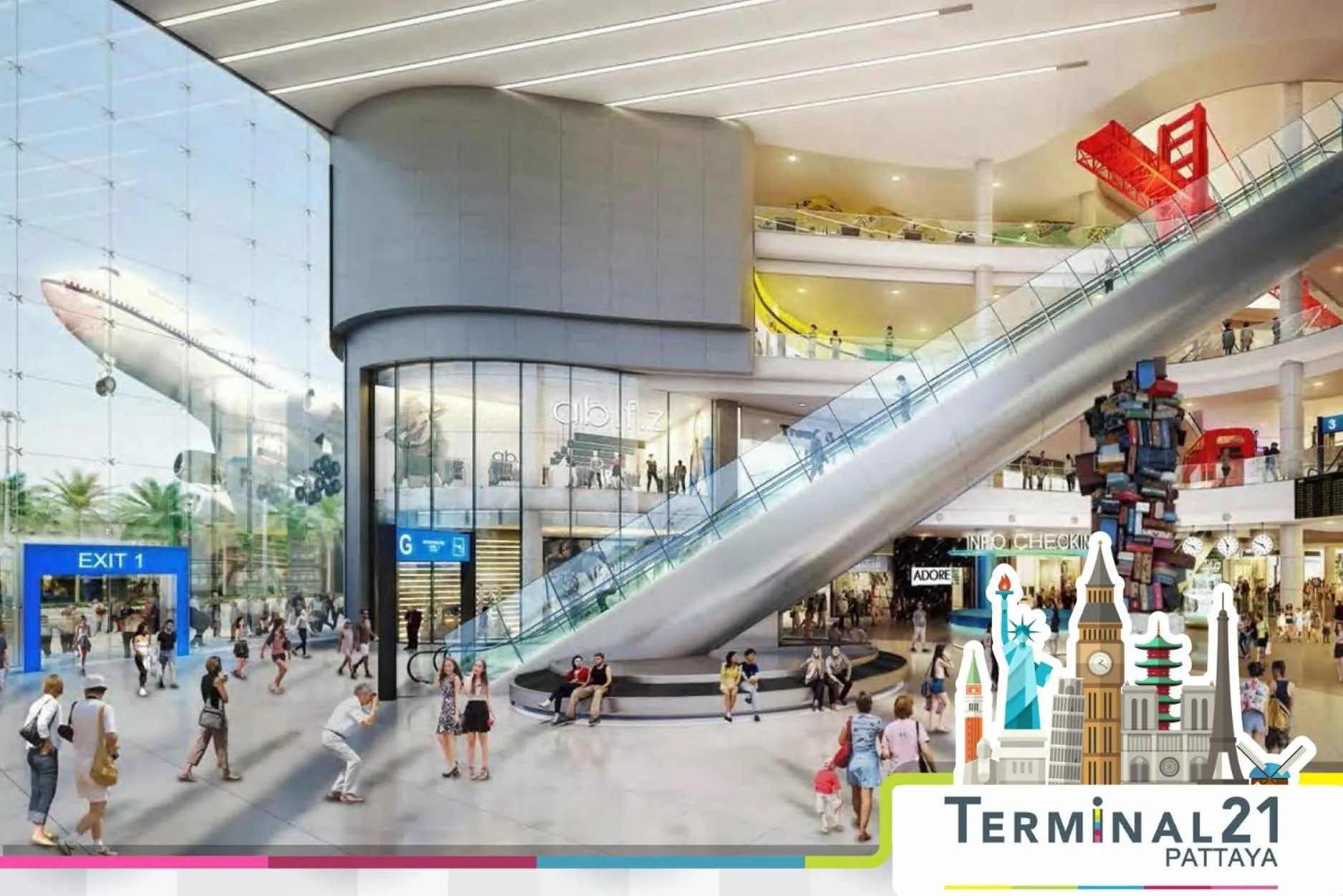 Shopping Area in Sunshine Garden Resort