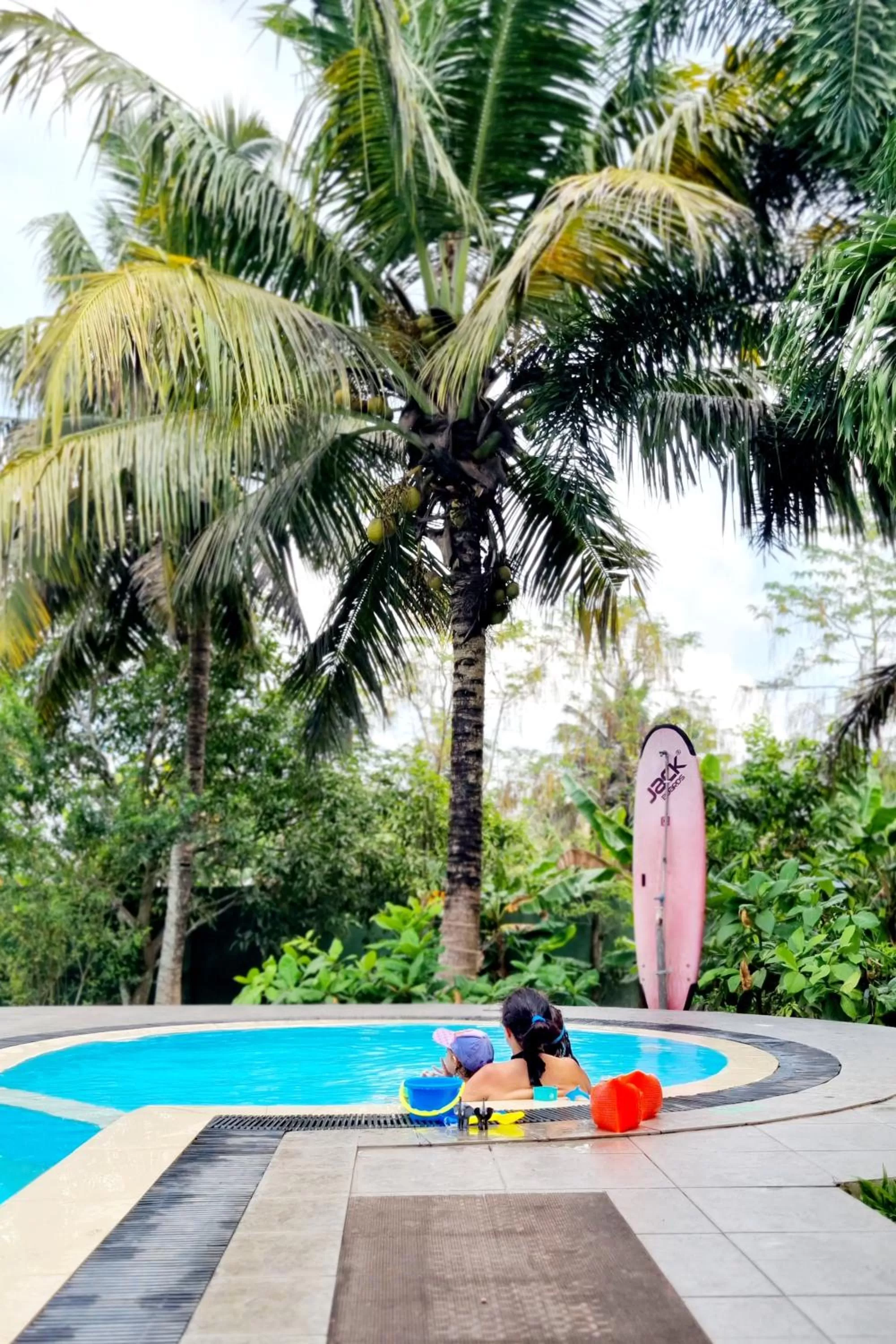 Pool view in Weligama Ocean Breeze