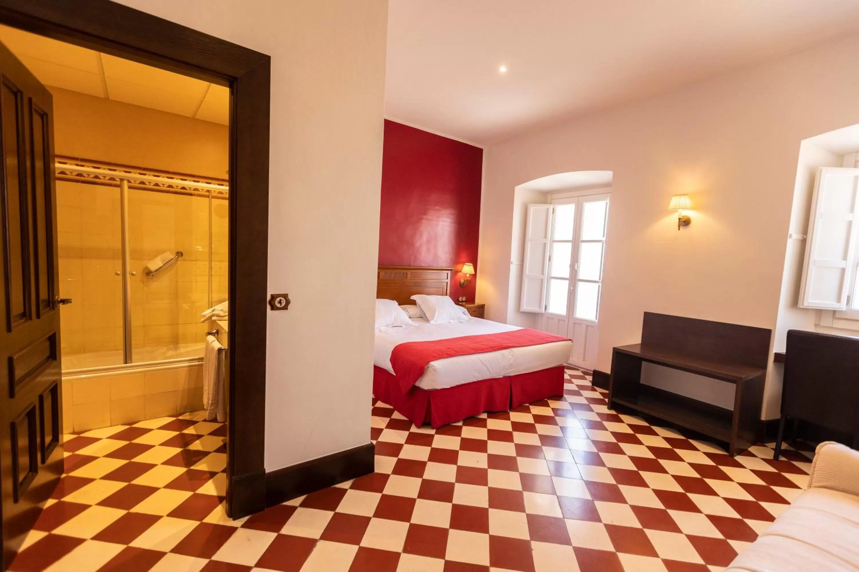 Bedroom, Bed in Hotel Rural OLIVENZA PALACIO