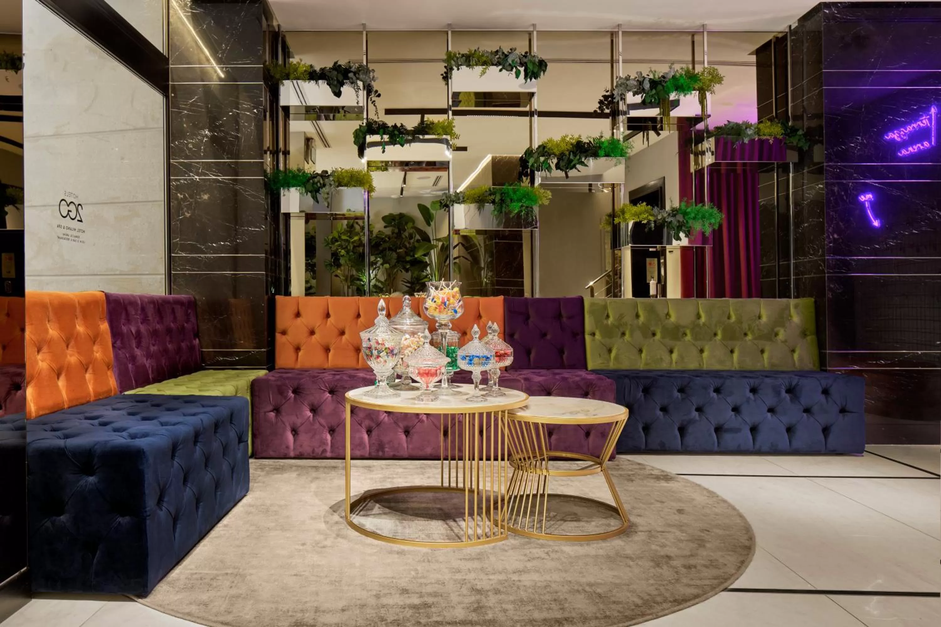 Lobby or reception in Hotel Milano & SPA***S