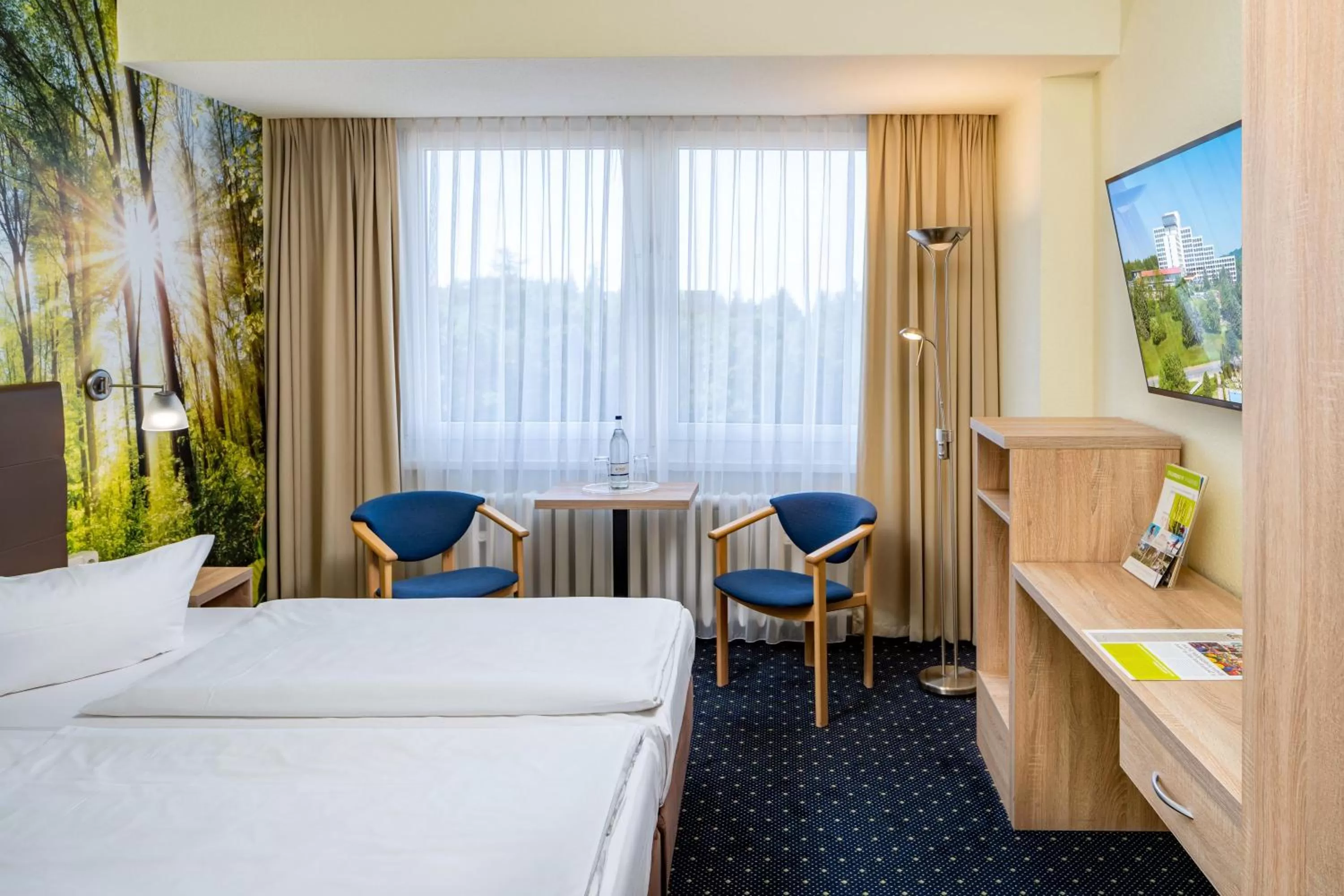 Bed in AHORN Berghotel Friedrichroda