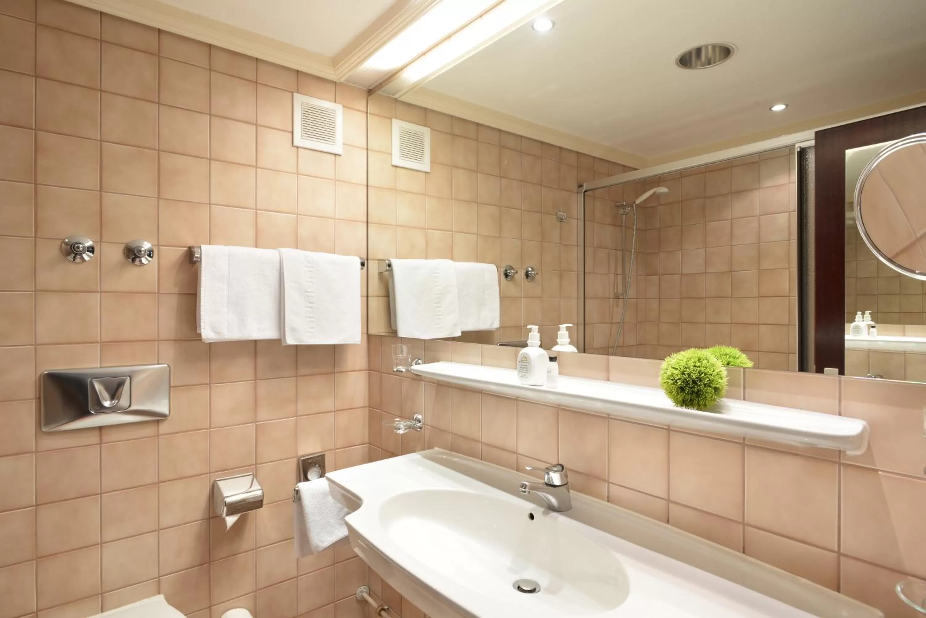 Bathroom in Ringhotel Loew's Merkur