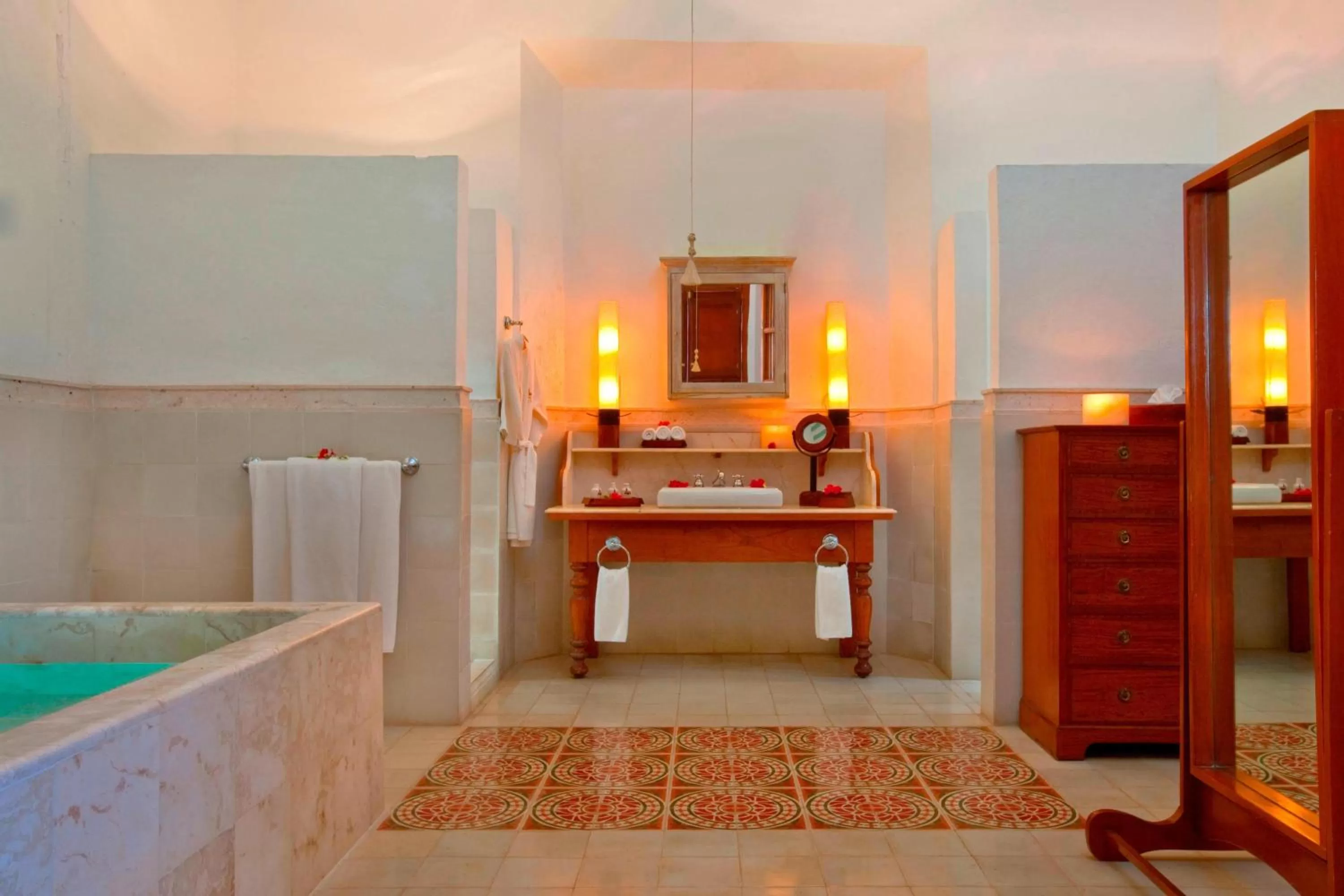 Bathroom in Hacienda Temozon Sur
