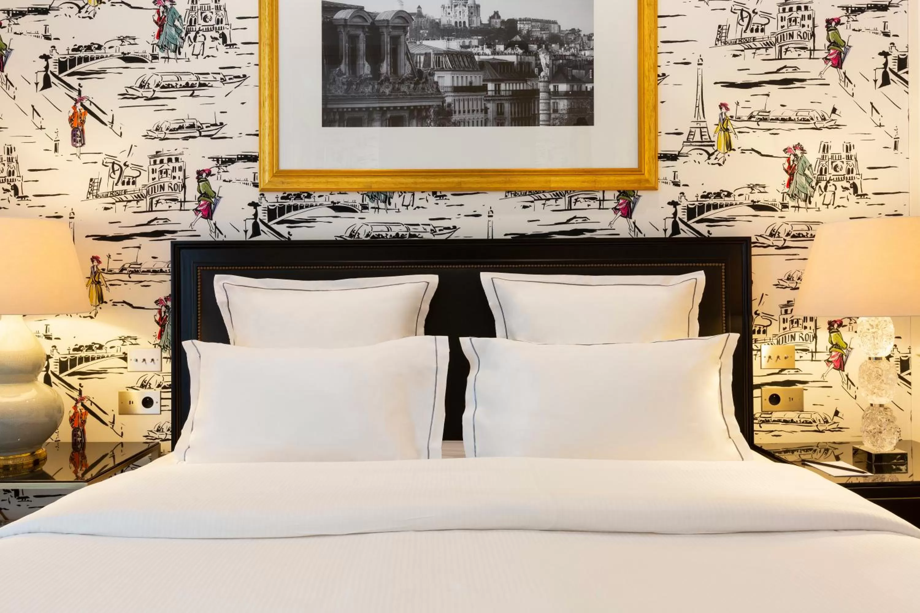 Bed in Hôtel Keppler