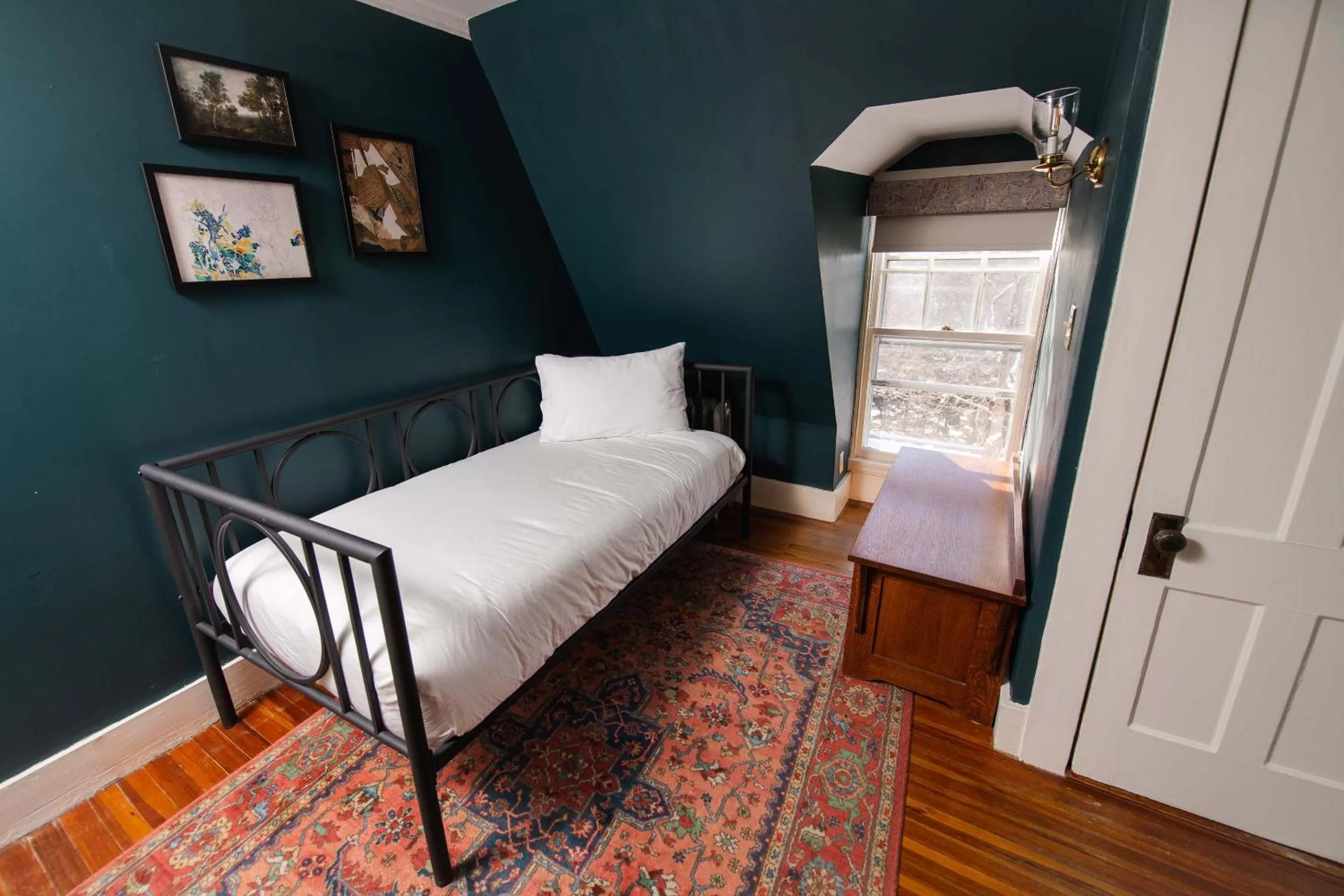 Bedroom, Bed in The Dewey by The Lenox Collection