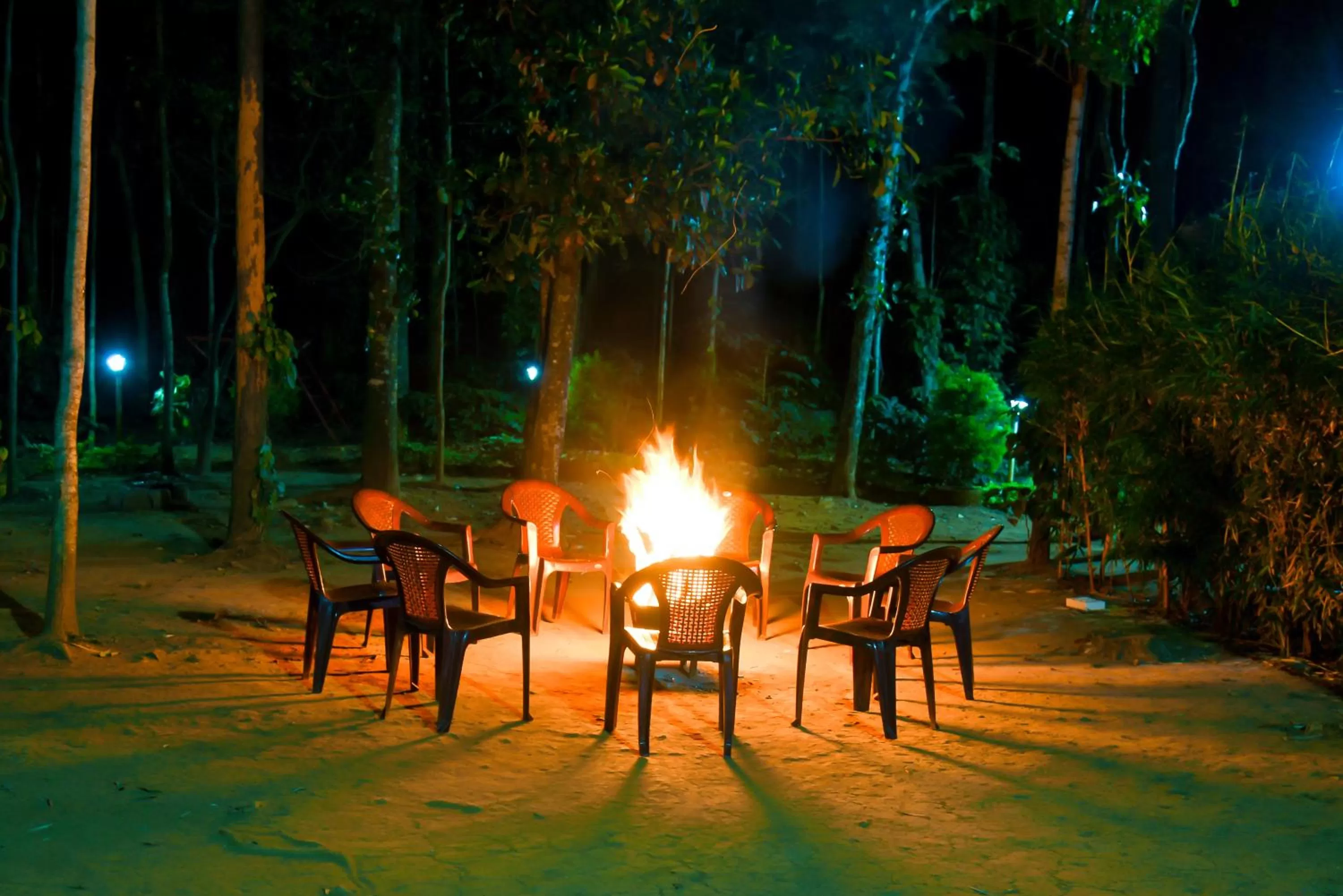 Patio in The Spectrum Resort - Chikmagalur