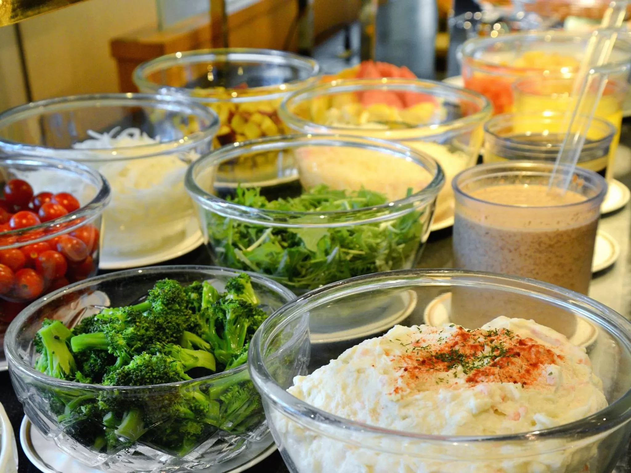 Buffet breakfast in Hotel Crown Palais Hamamatsu