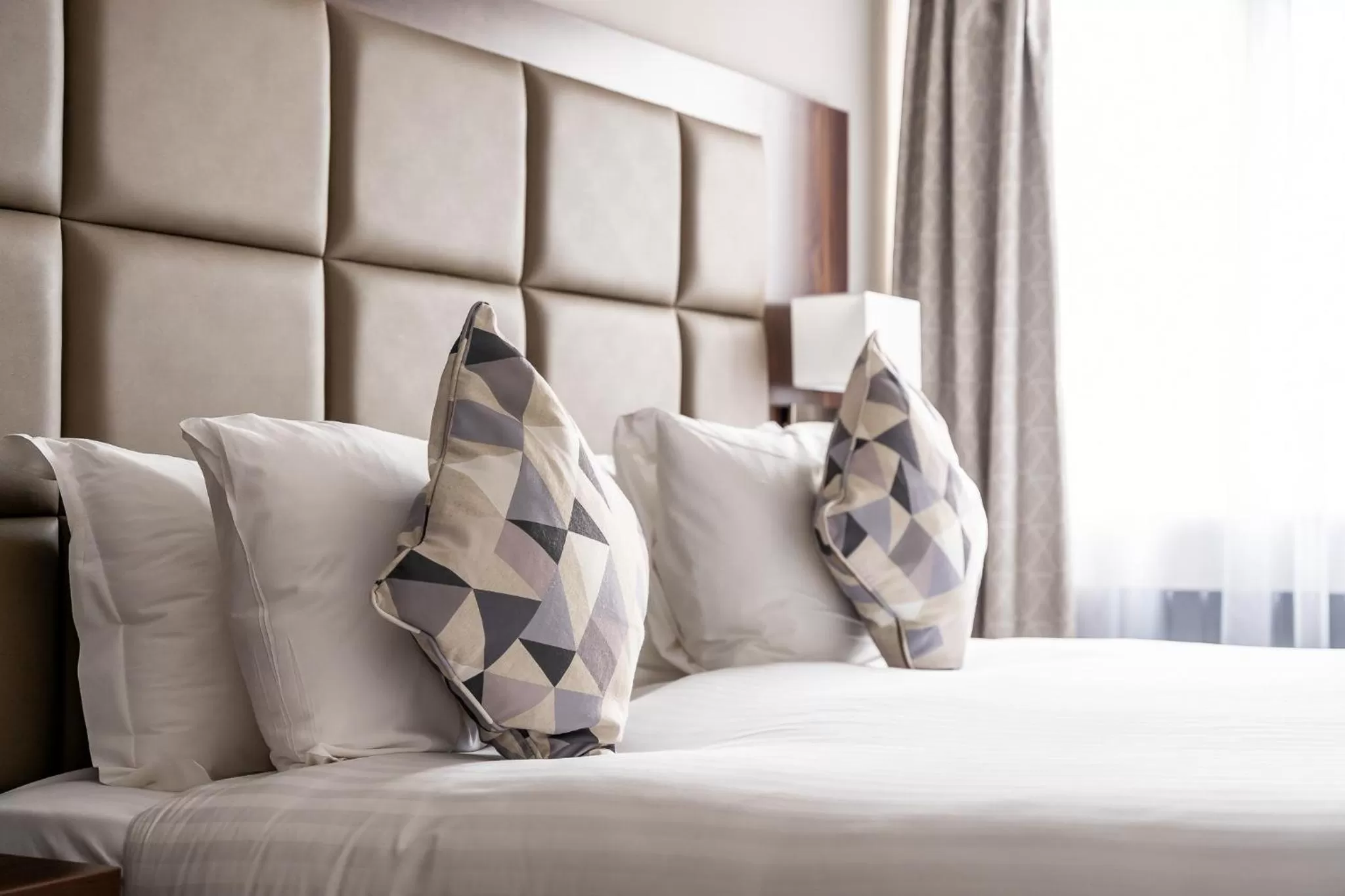 Bedroom, Bed in Trafford Hall Hotel Manchester, Trademark Collection by Wyndham