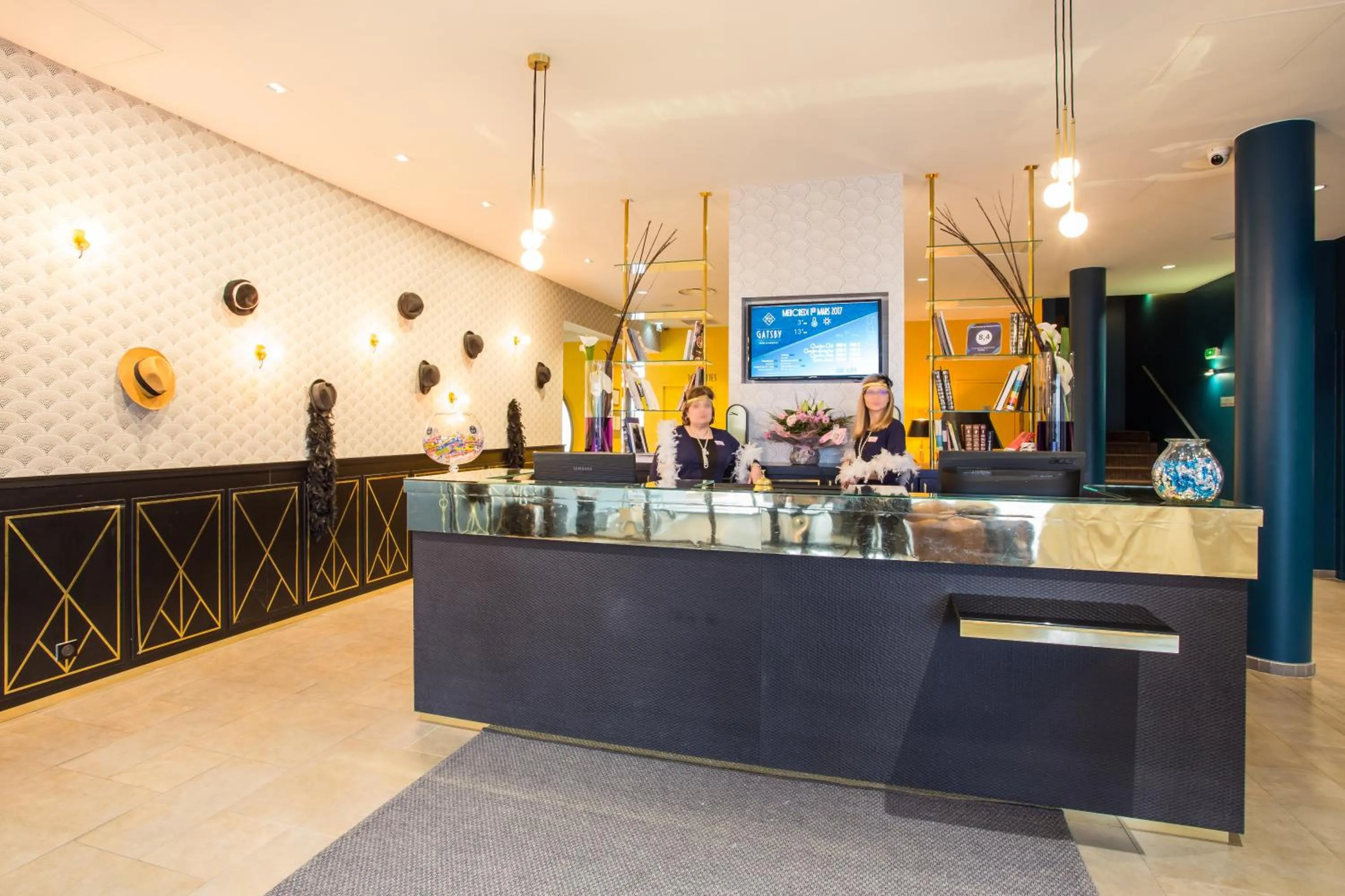 Lobby or reception in Hotel Gatsby by HappyCulture