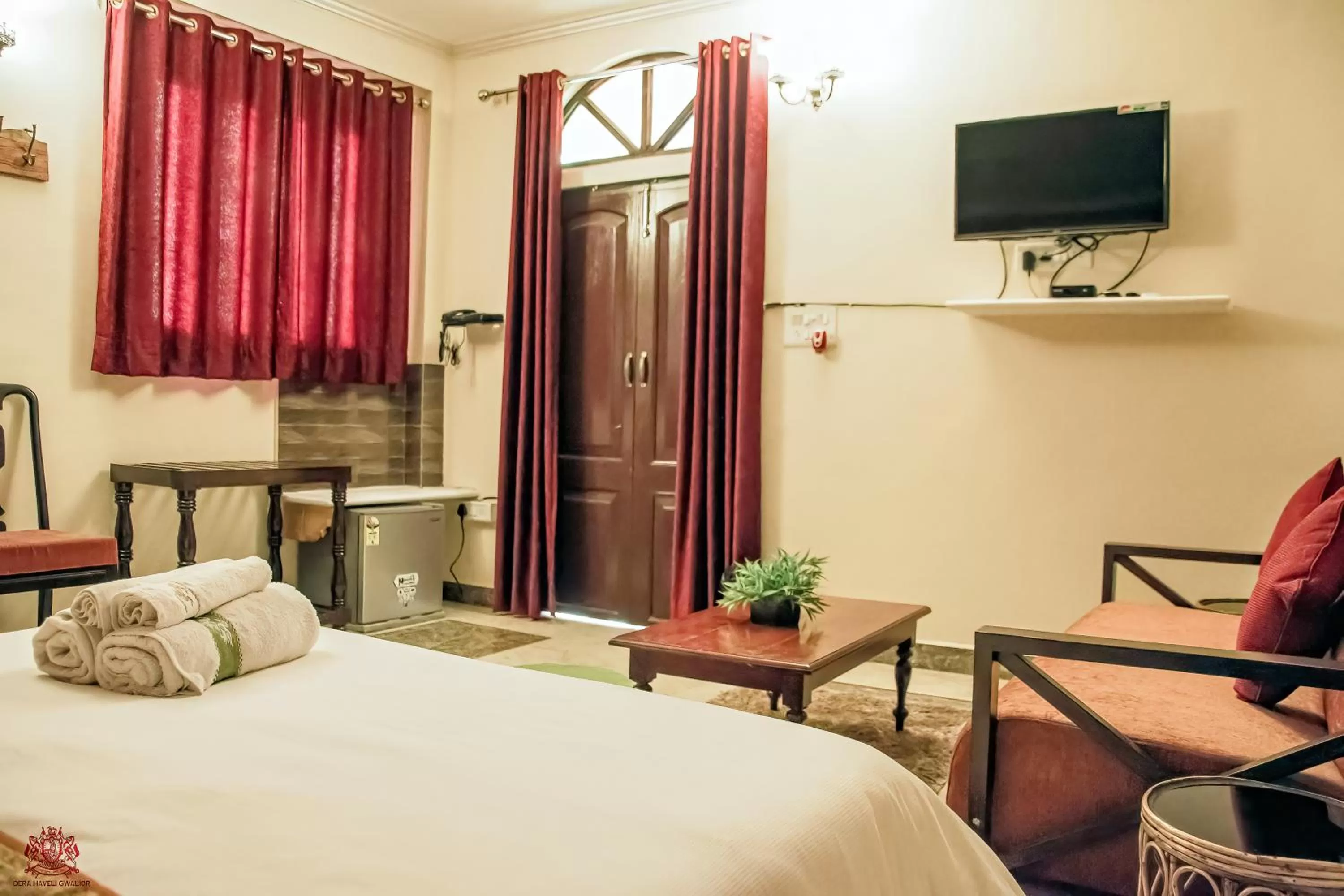 Bed in Dera Haveli- Heritage homestay