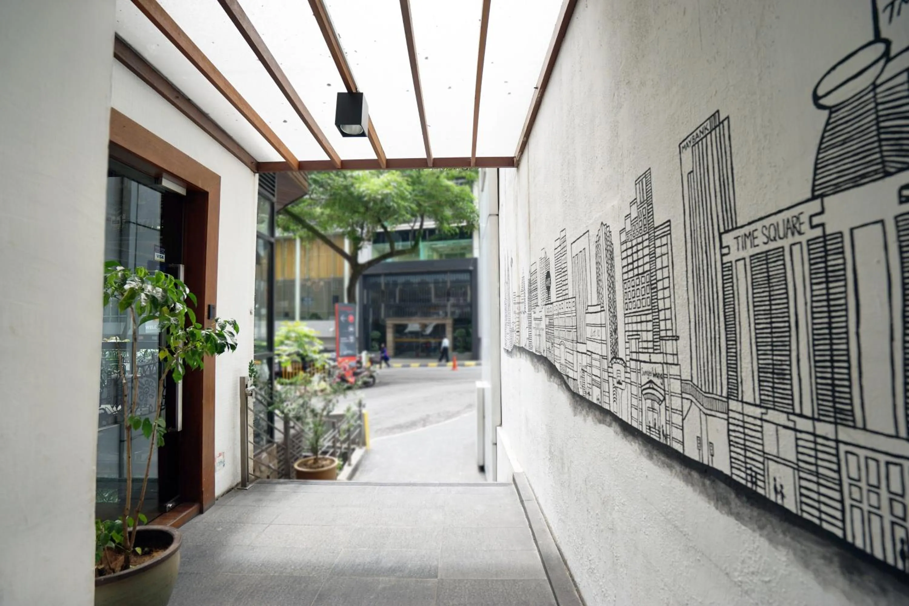 Facade/entrance in Chaos Boutique Hotel Kuala Lumpur