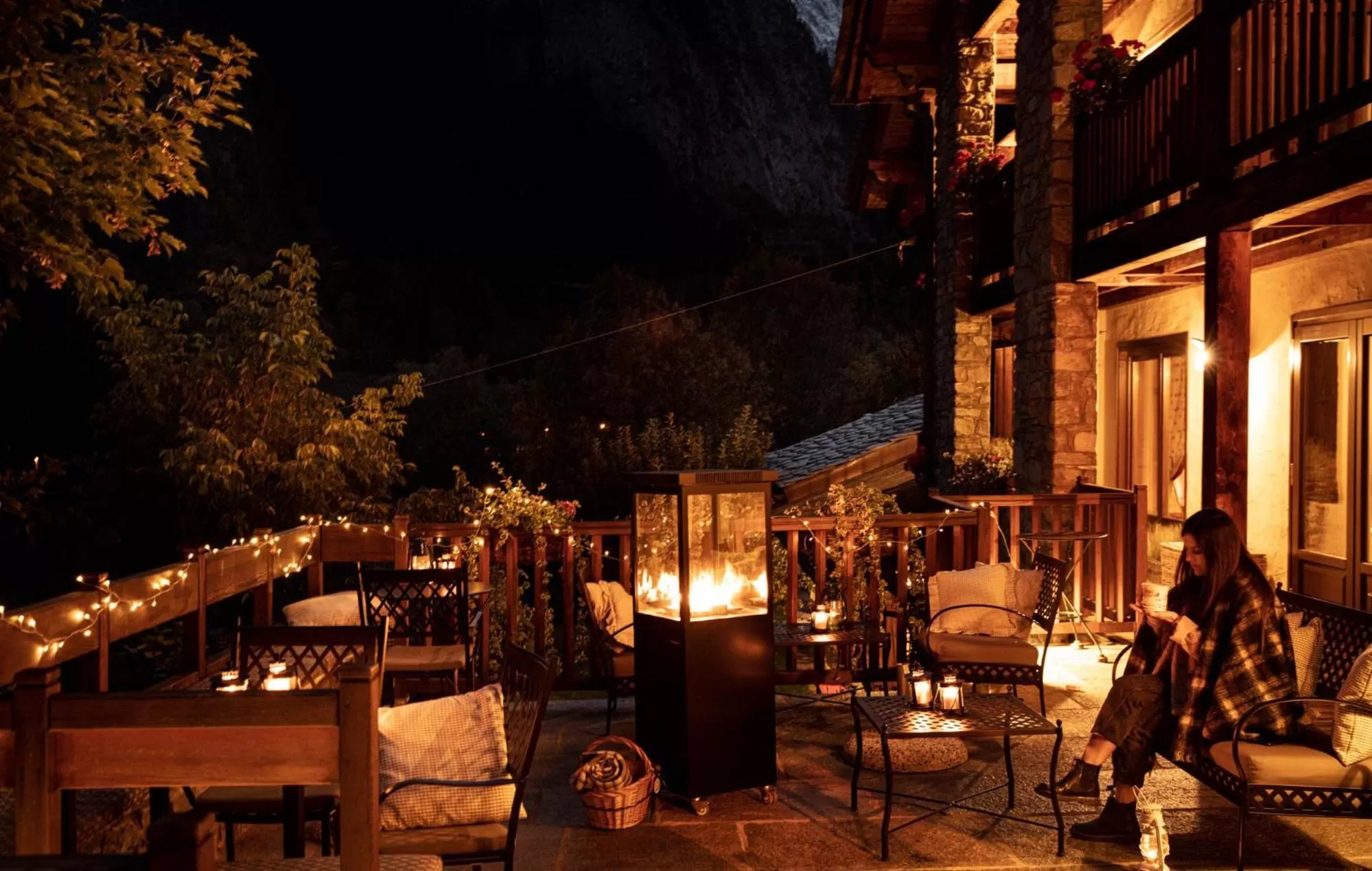 Lounge or bar in Auberge de La Maison