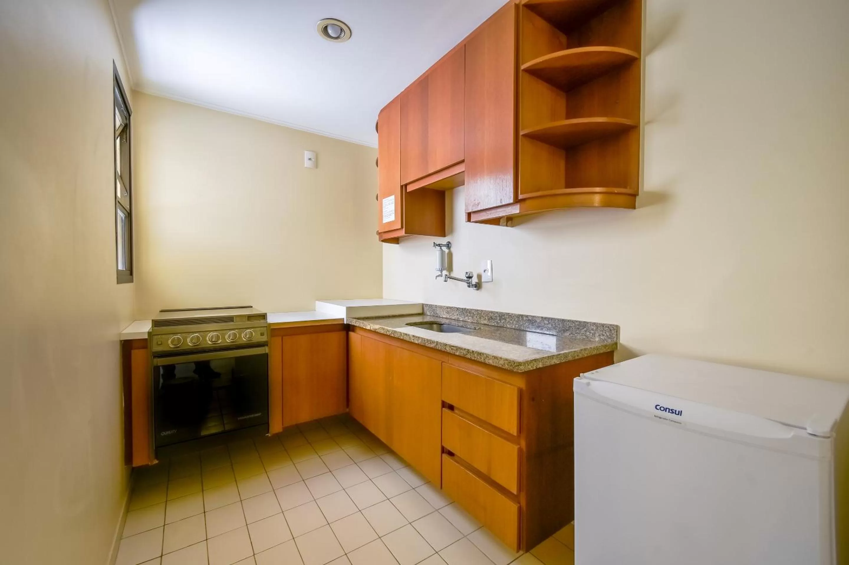 Kitchen or kitchenette in Park Tower Campinas Residence by Nacional Inn
