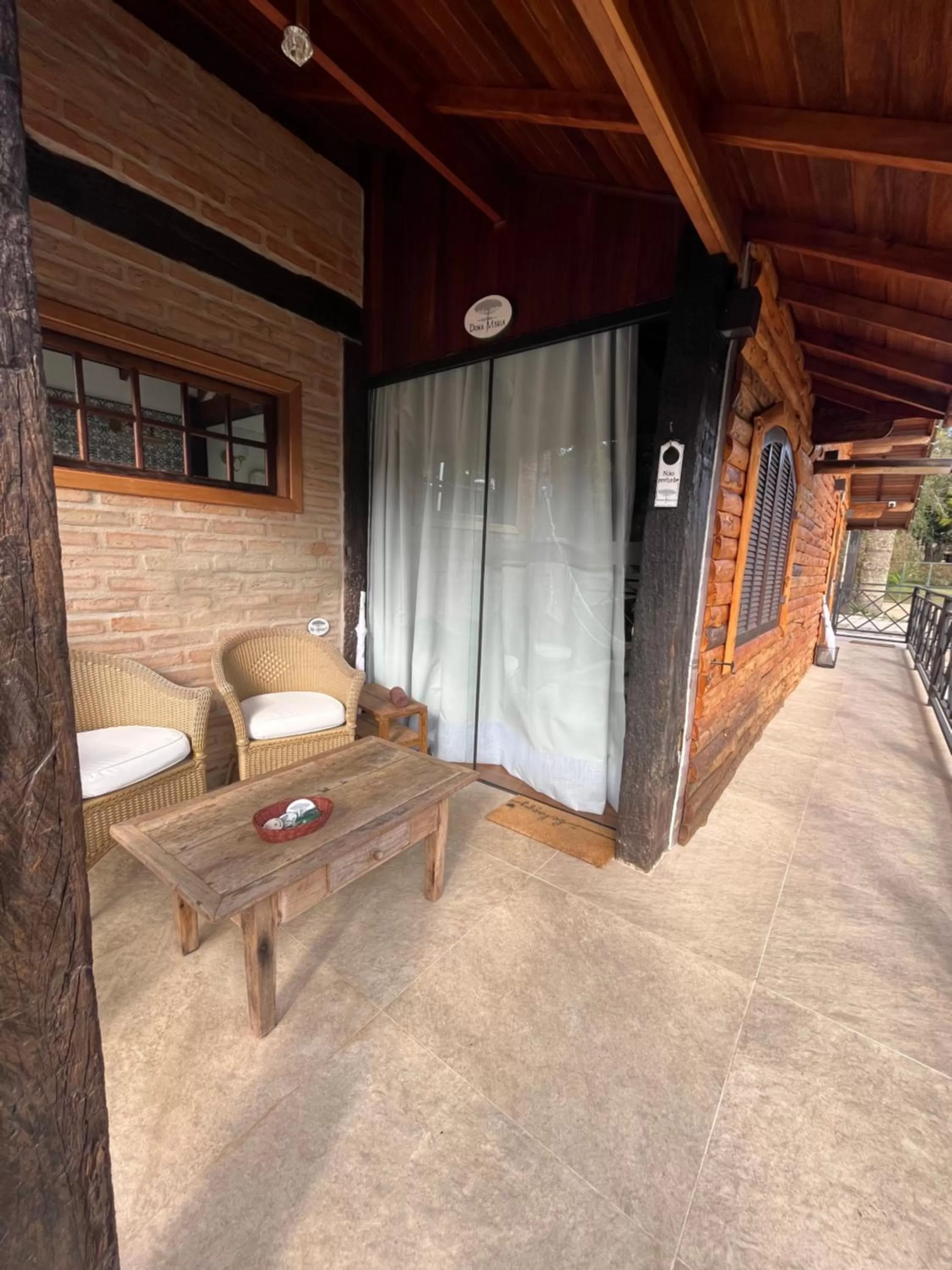 Balcony/Terrace in Pousada Dona Bendita