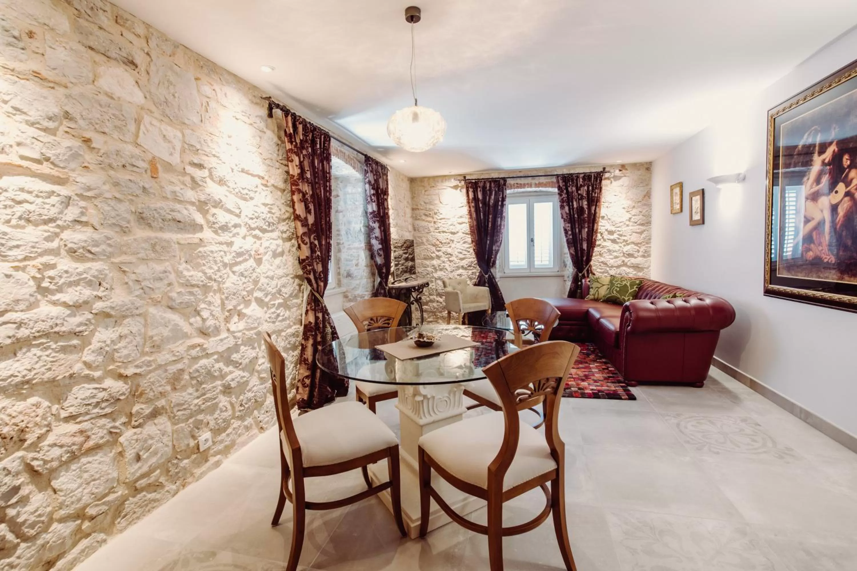 Living room in Villa Nepos Hotel