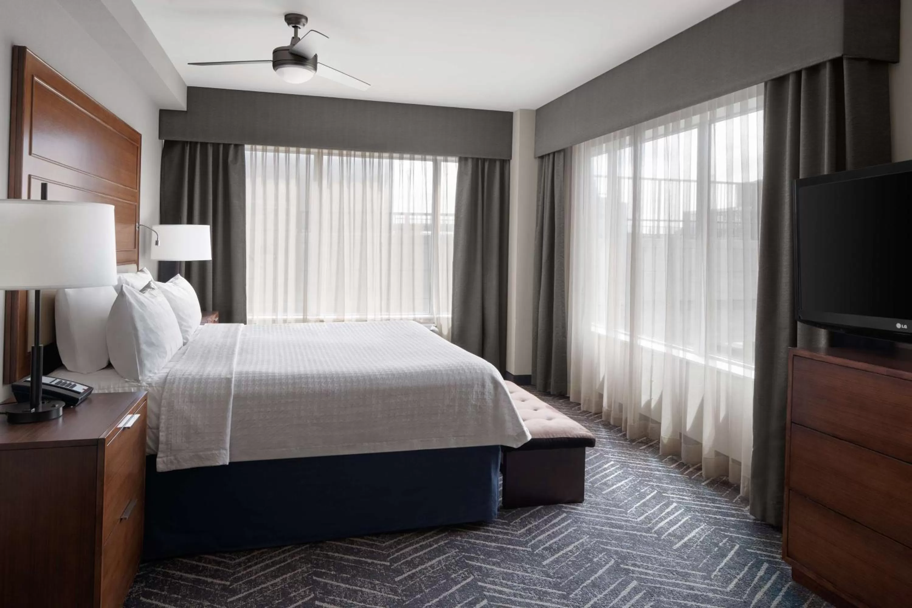 Bed in Homewood Suites Springfield