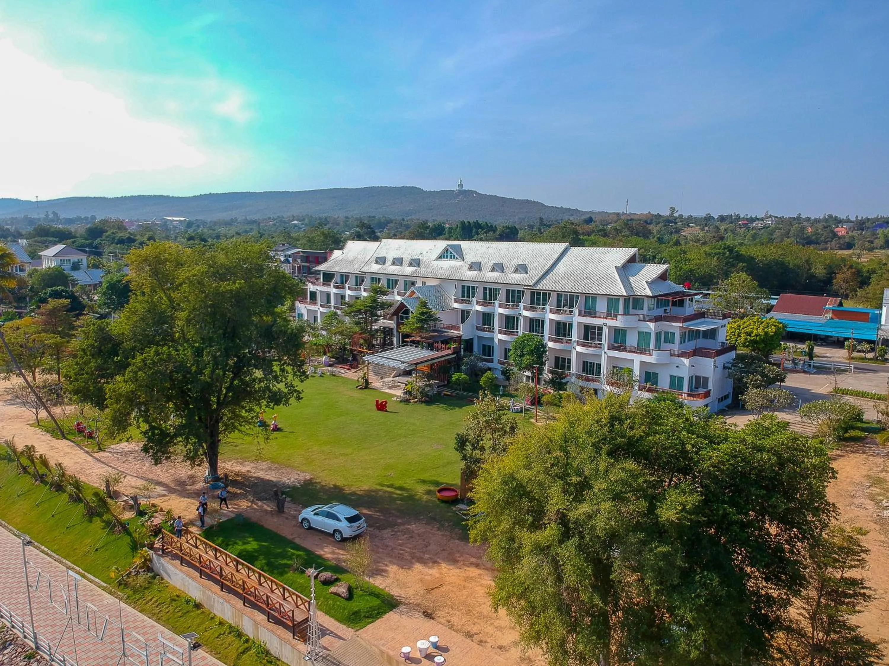 Property building, Bird's-eye View in ViengKhong Hotel