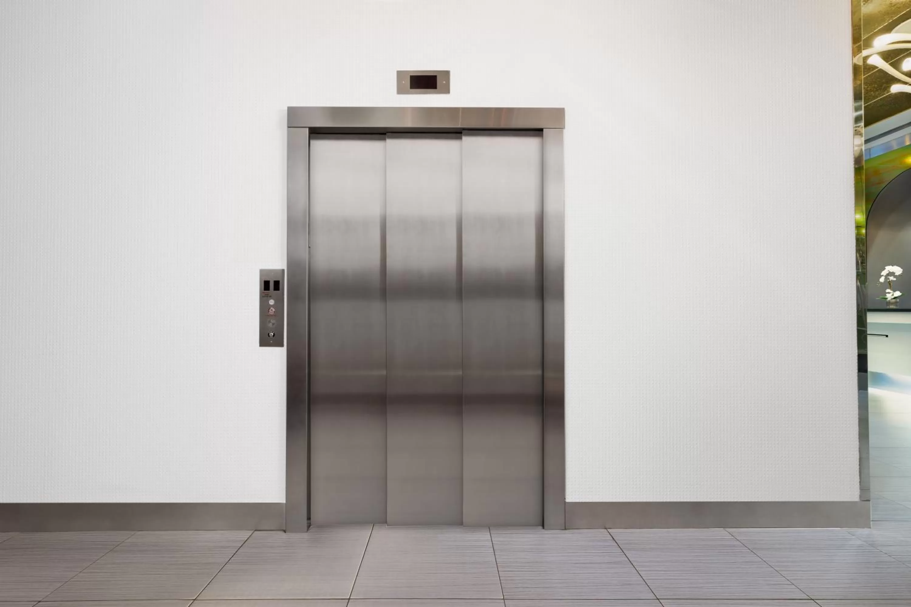 elevator in OYO Times Square