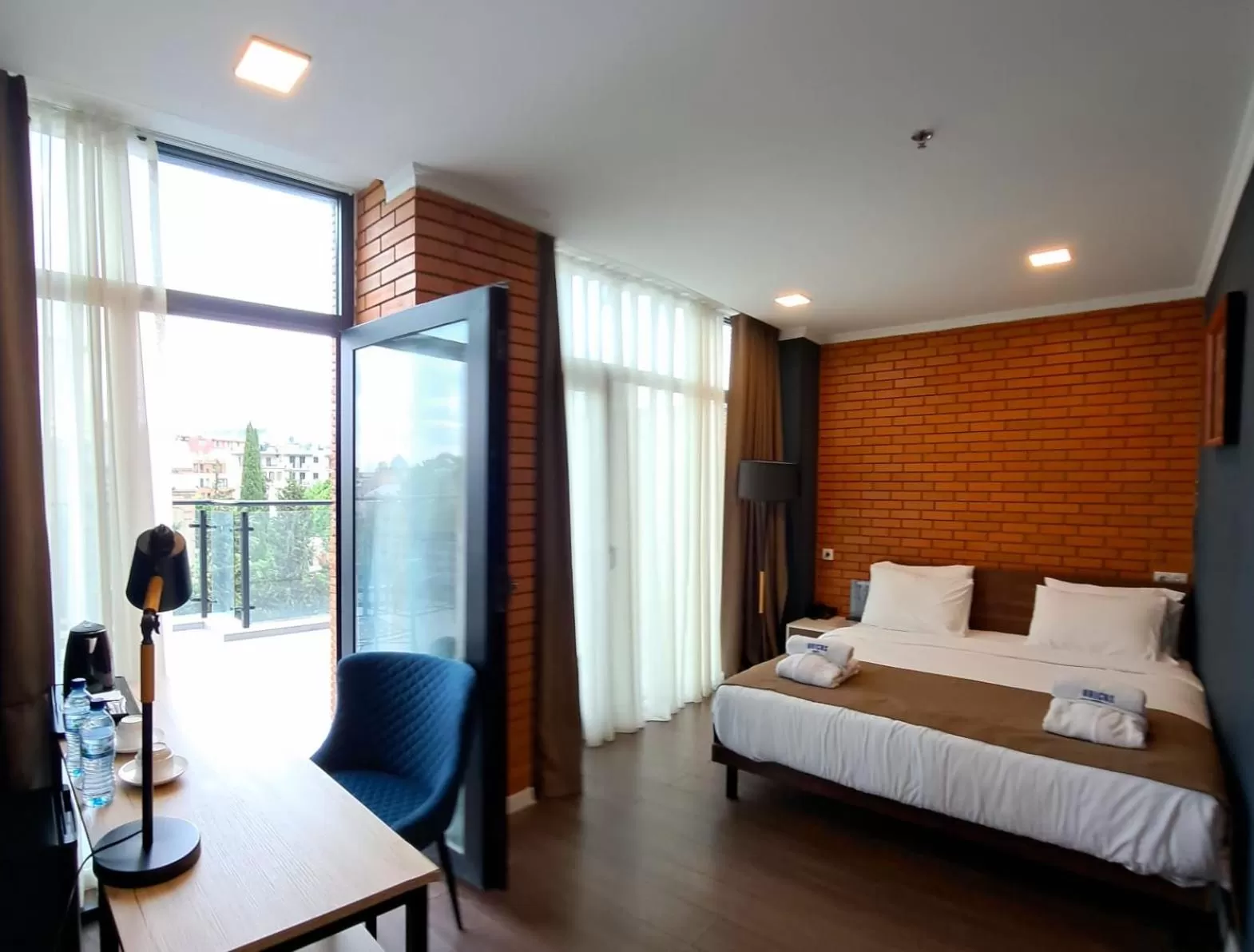 Bed in Bricks Hotel Tbilisi