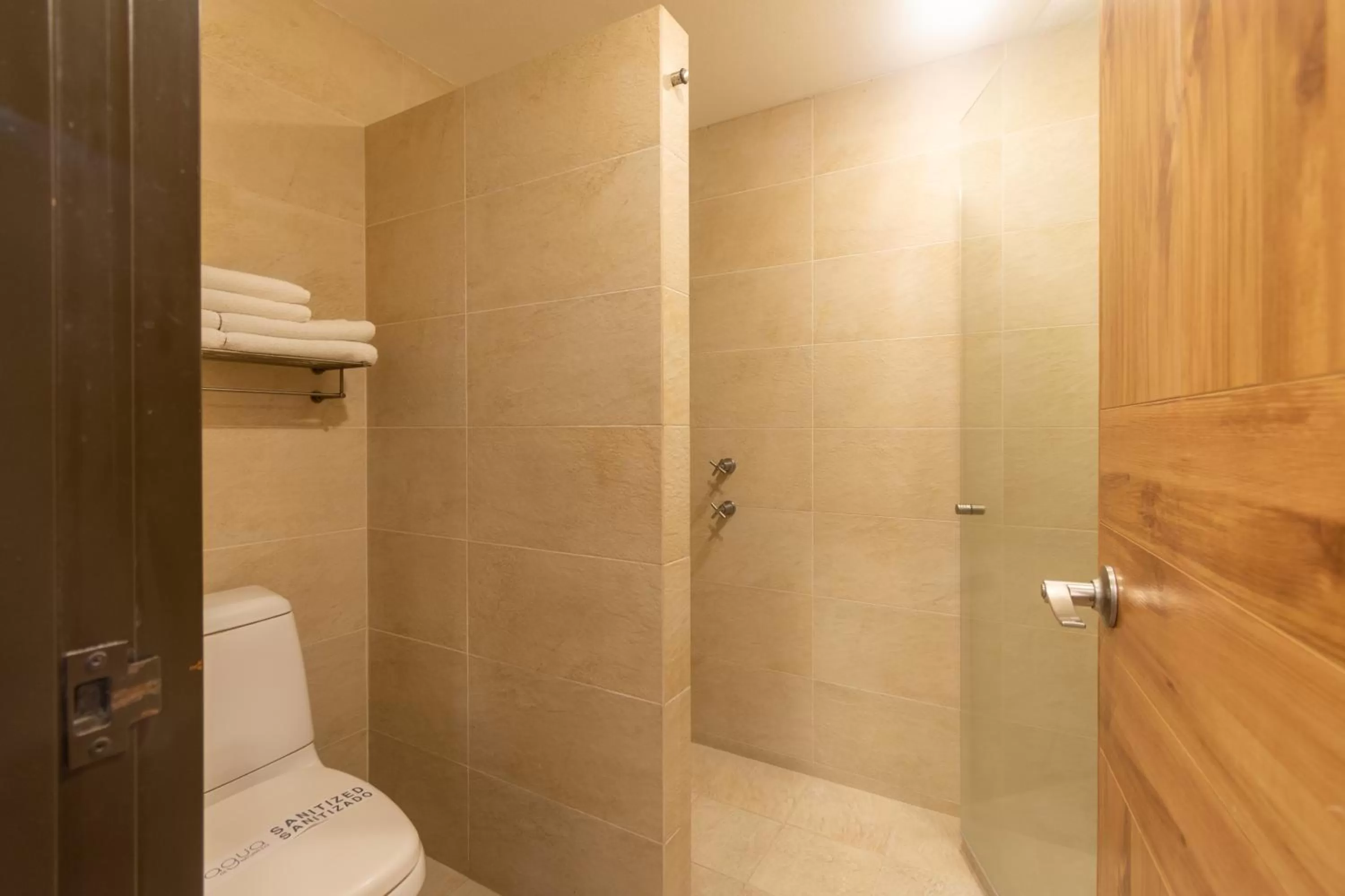 Shower in Hotel Flamingo Inn