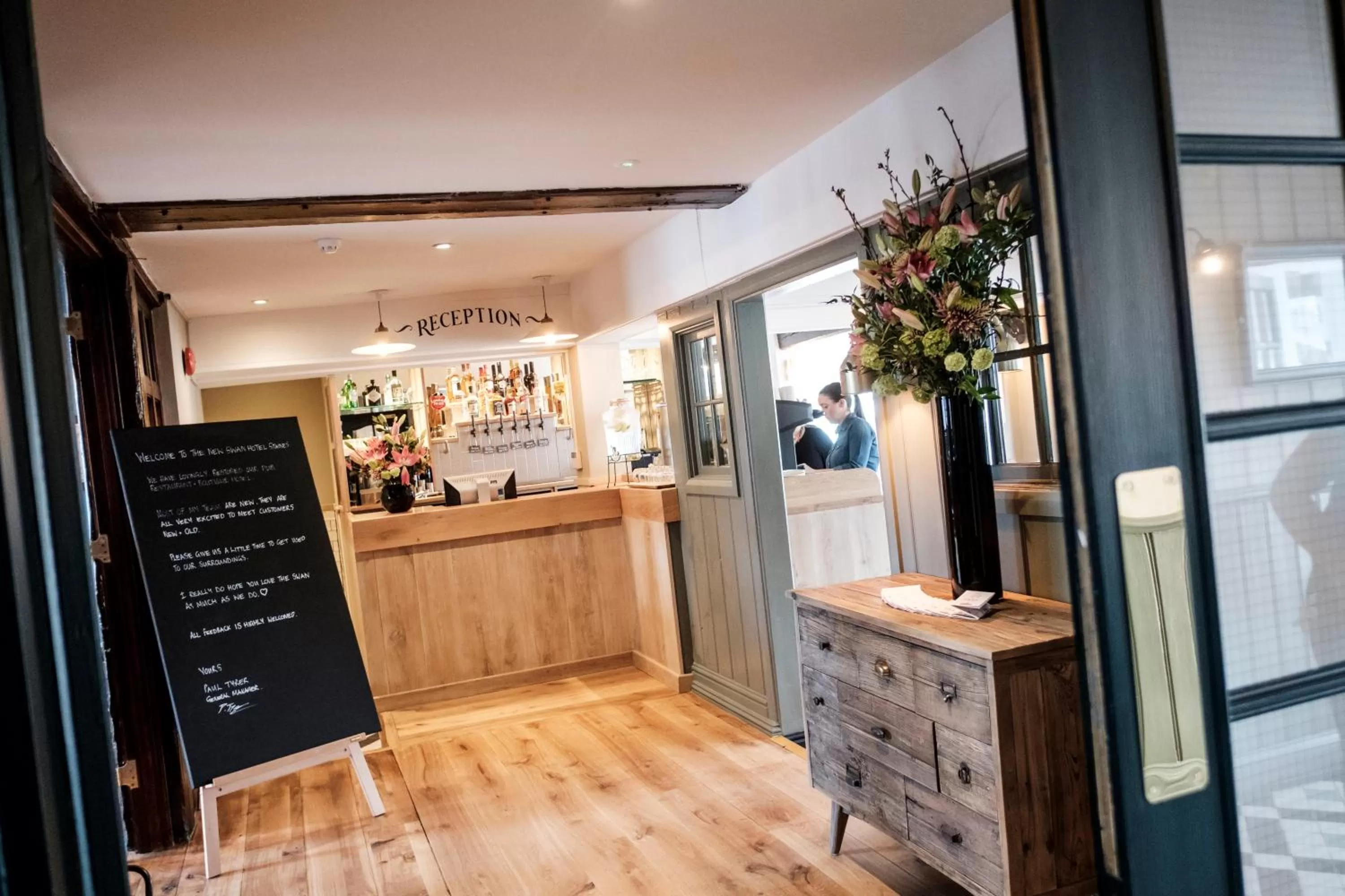 Lobby or reception in The Swan Hotel