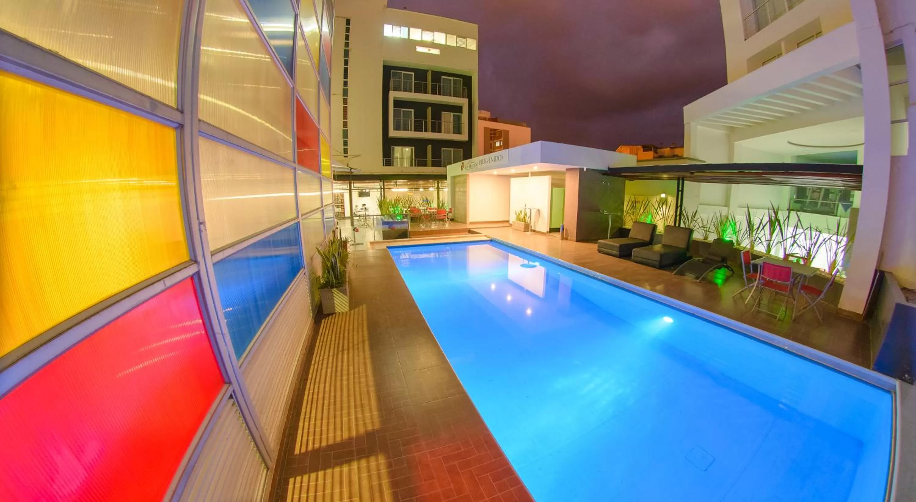 Swimming pool in Hotel San Martin Popayan