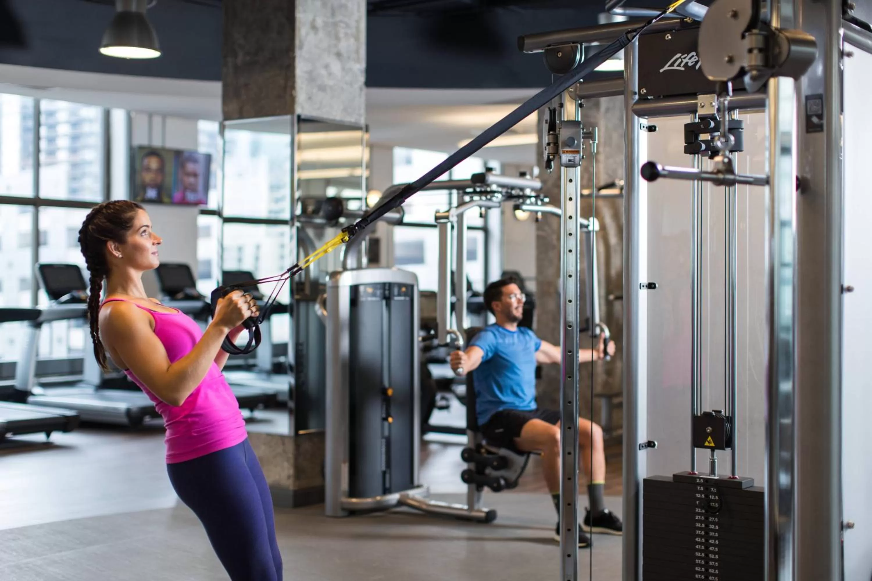 Fitness centre/facilities in Chicago Marriott Downtown Magnificent Mile