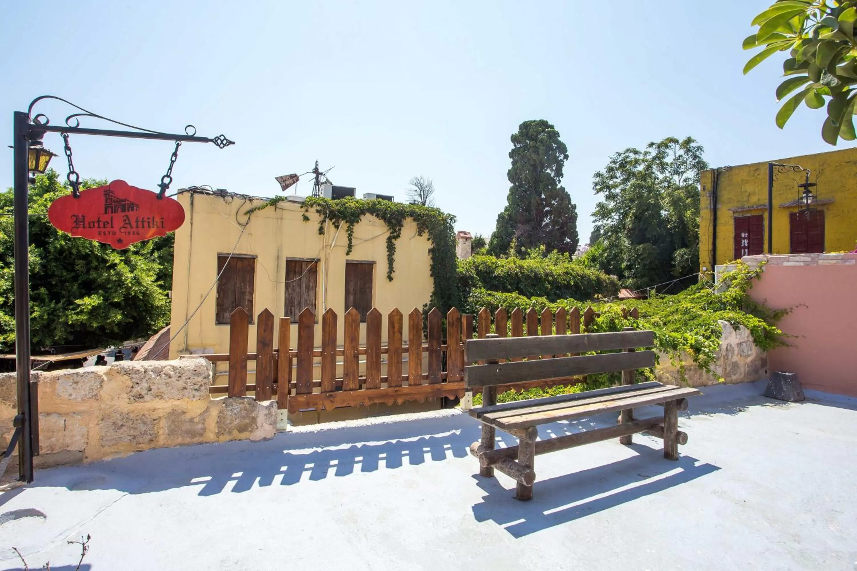 Patio in Attiki Hotel