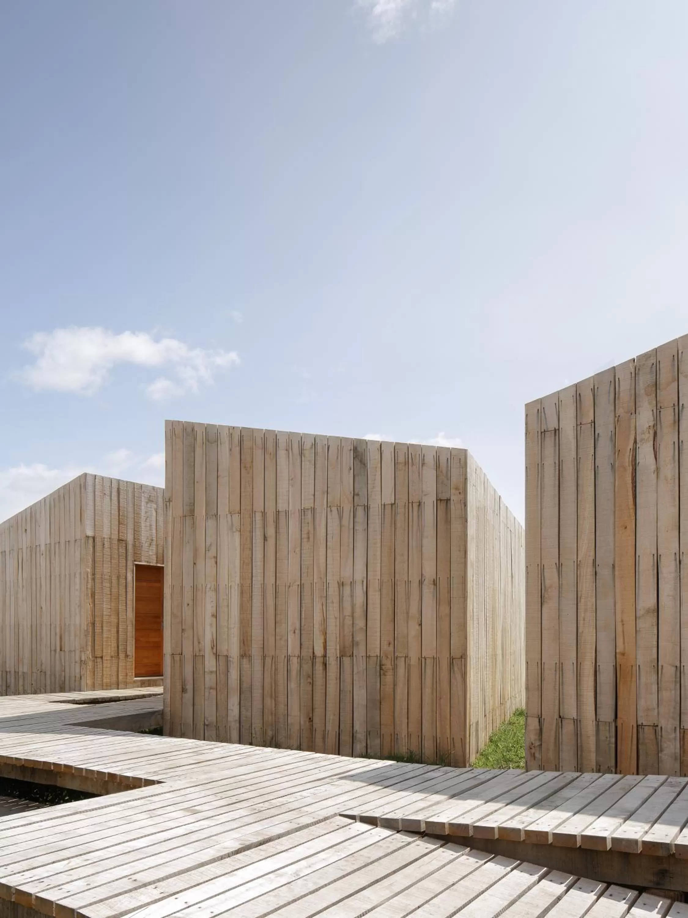 Facade/entrance in AKA Patagonia