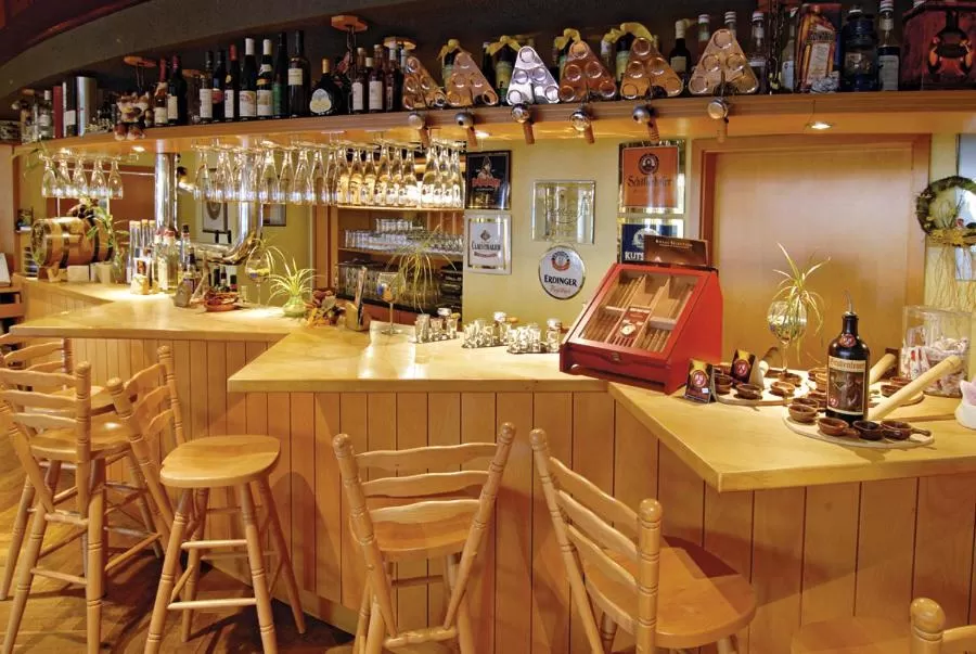 Lounge or bar in Panoramahotel Lilienstein