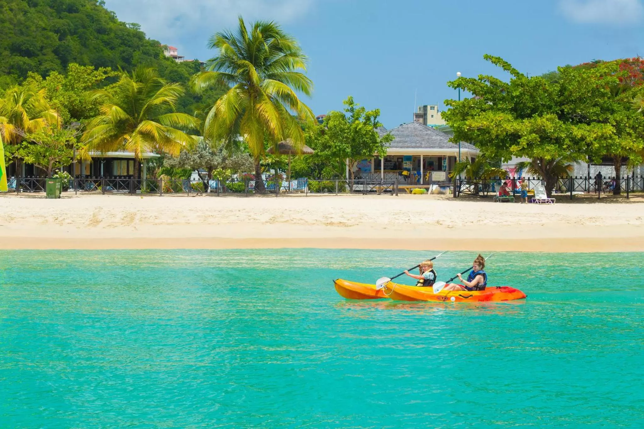 Canoeing in Coyaba Beach Resort