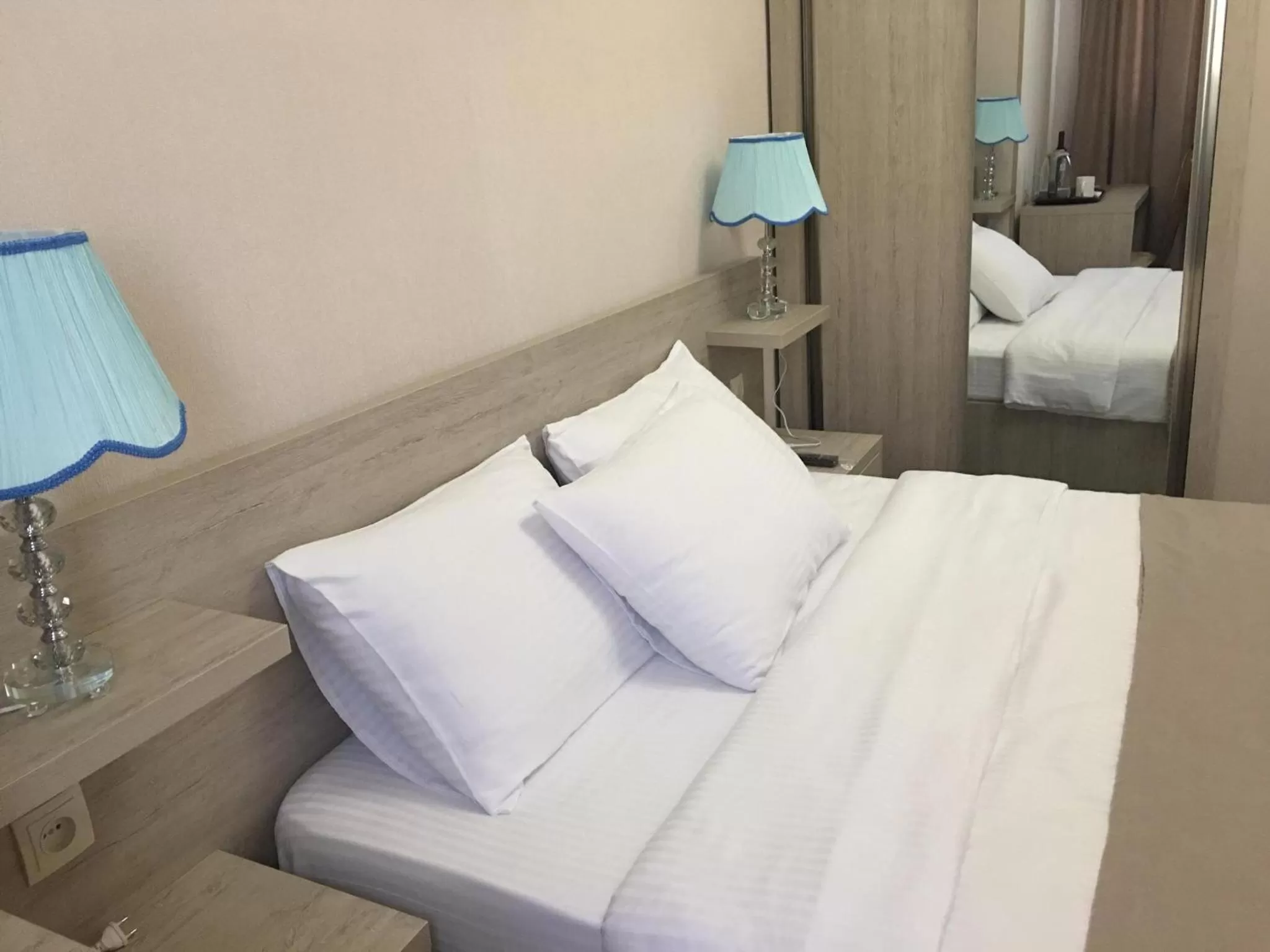 Bed in Family Hotel Triston