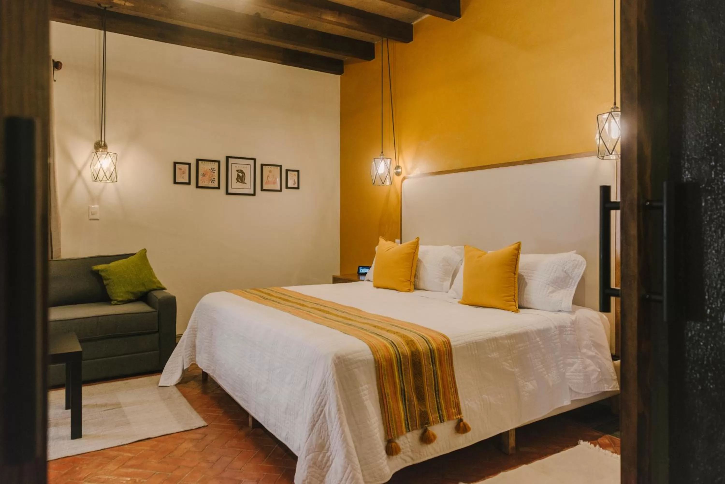 Bed in Agua Santa Hotel Boutique