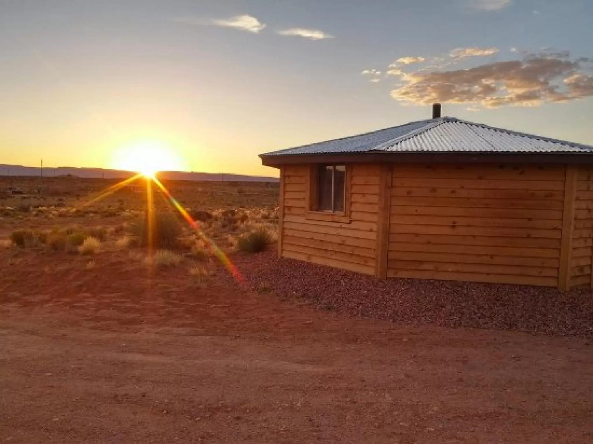 Facade/entrance in Shash Dine' EcoRetreat