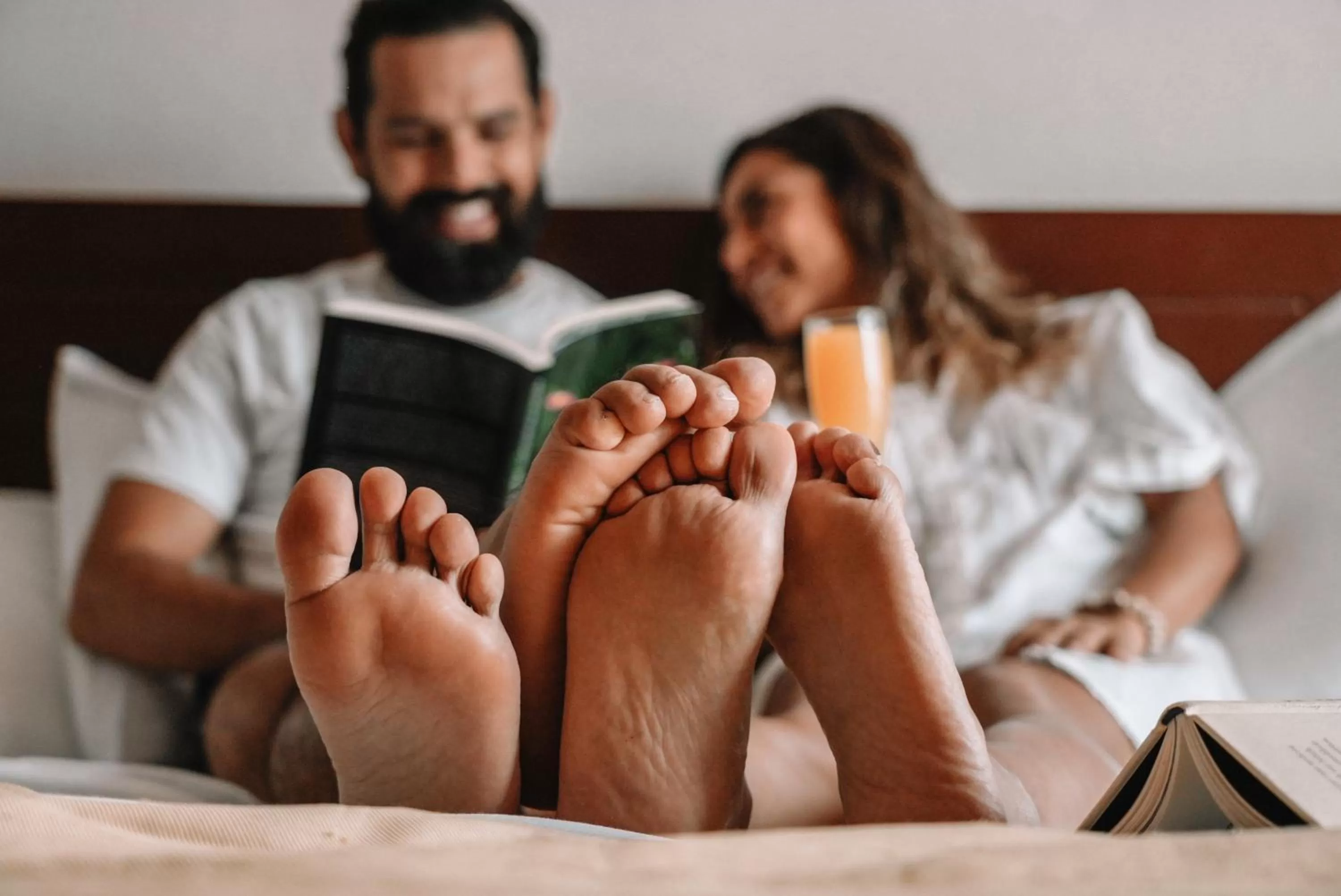 Bed in Hotel Rio Lagartos