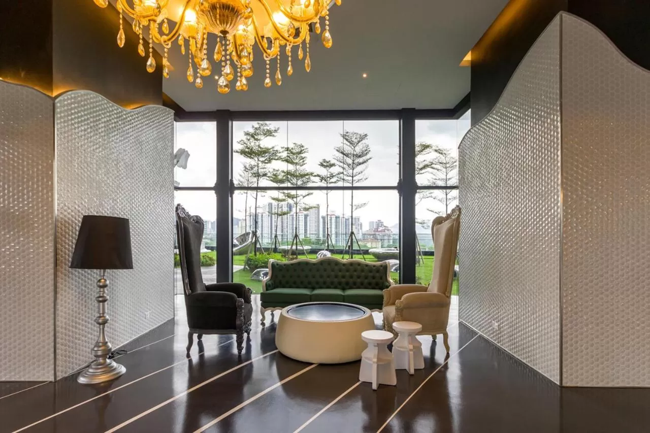 Seating area in Arte Mont Kiara Hotel Suite