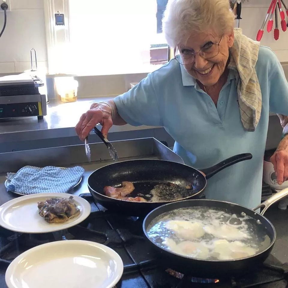 Staff in Ten Dollar Town Motel