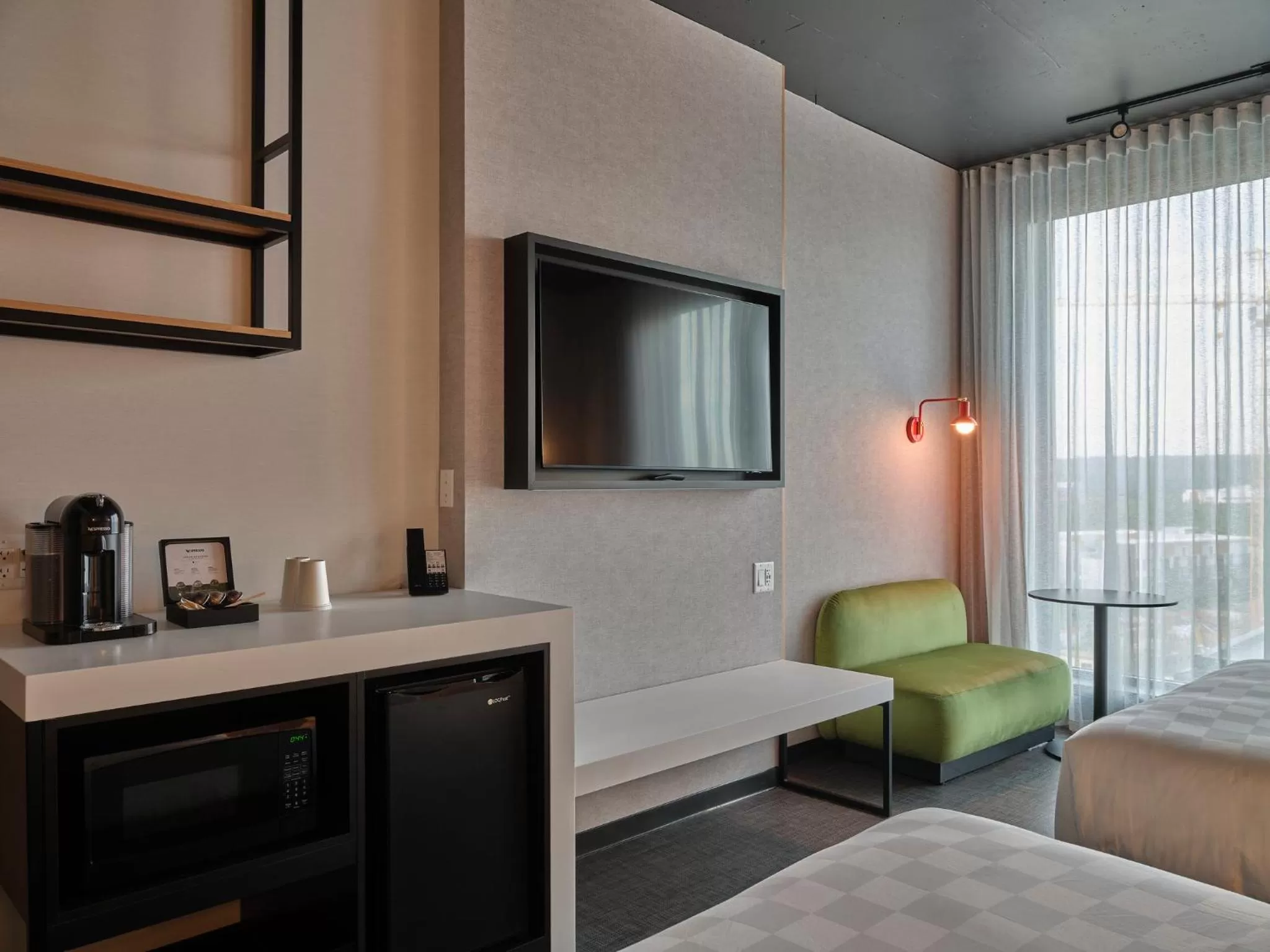 Bedroom, Bed in Alt Hotel Calgary University District